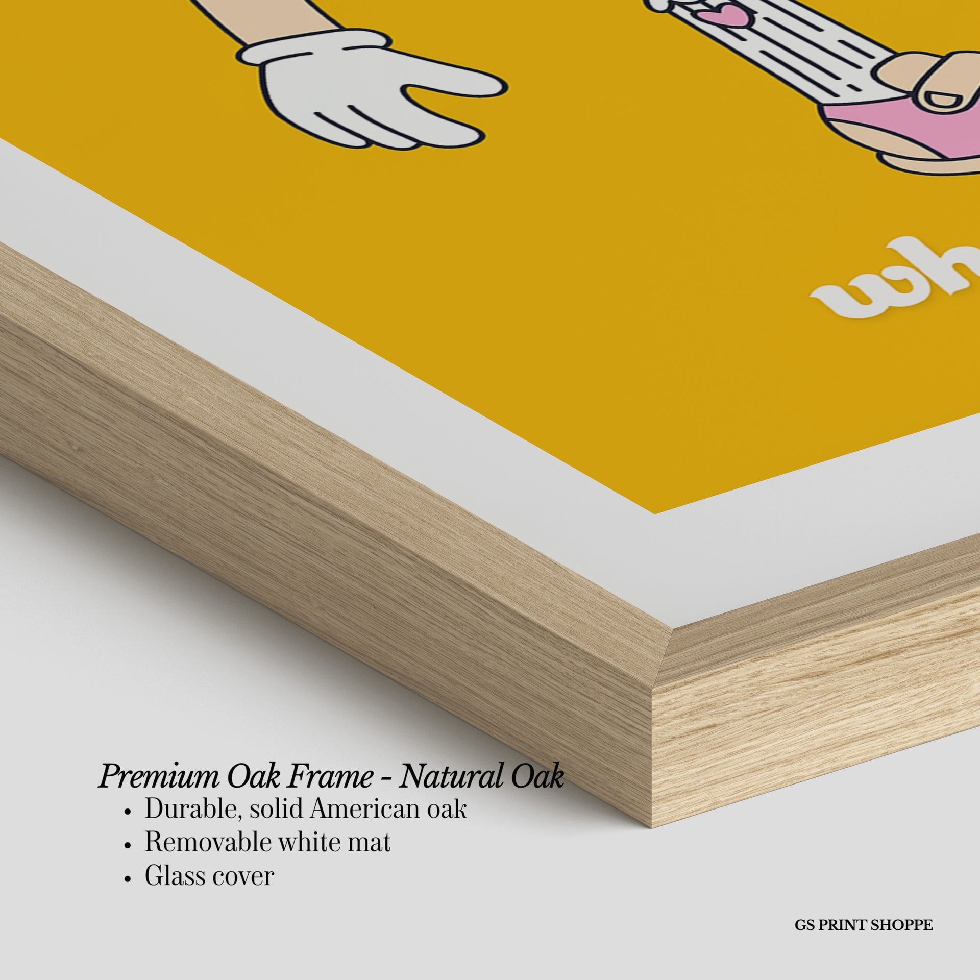 Kindness Matters Vertical Art Print - Yellow