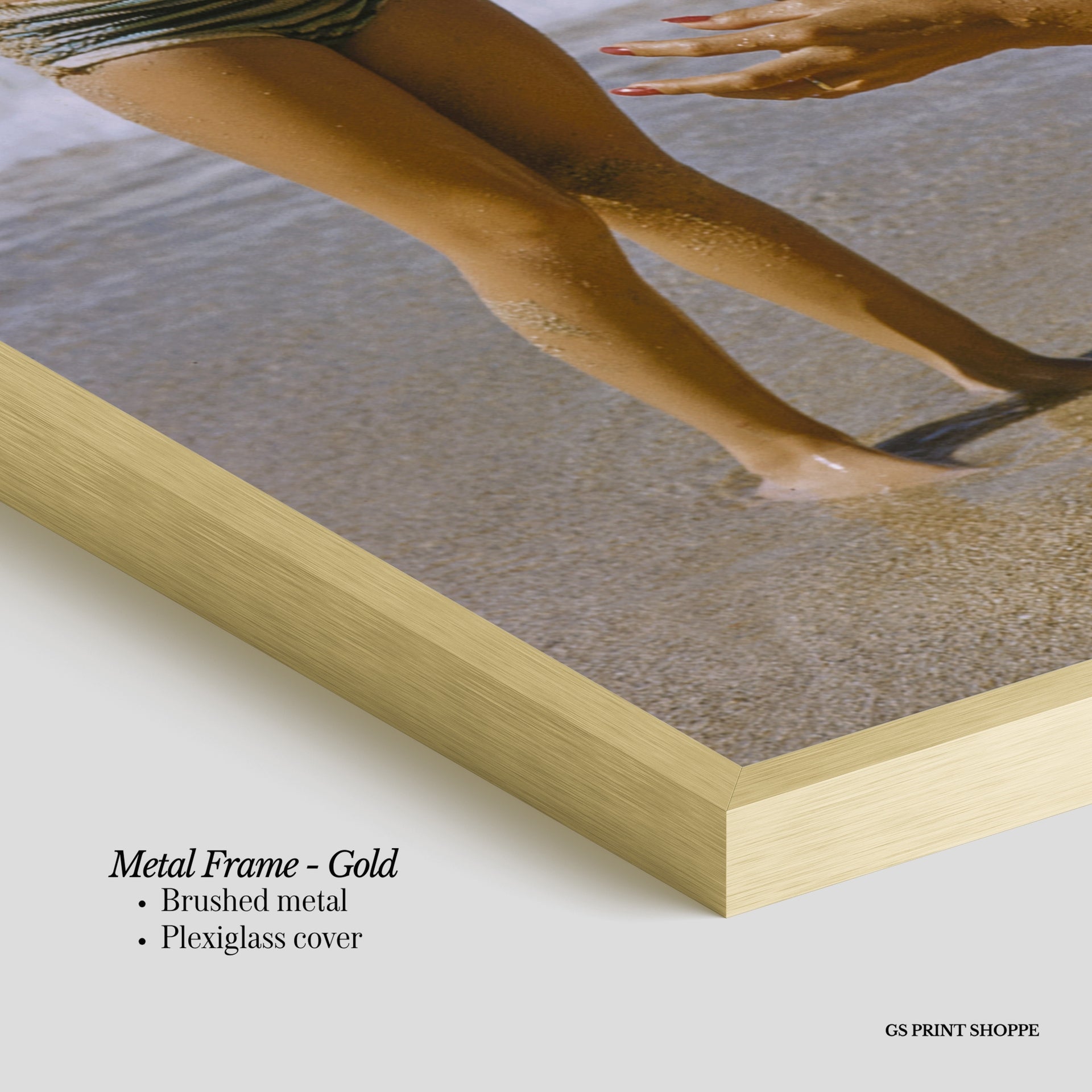 Mother Daughter Beach Vertical Art Print