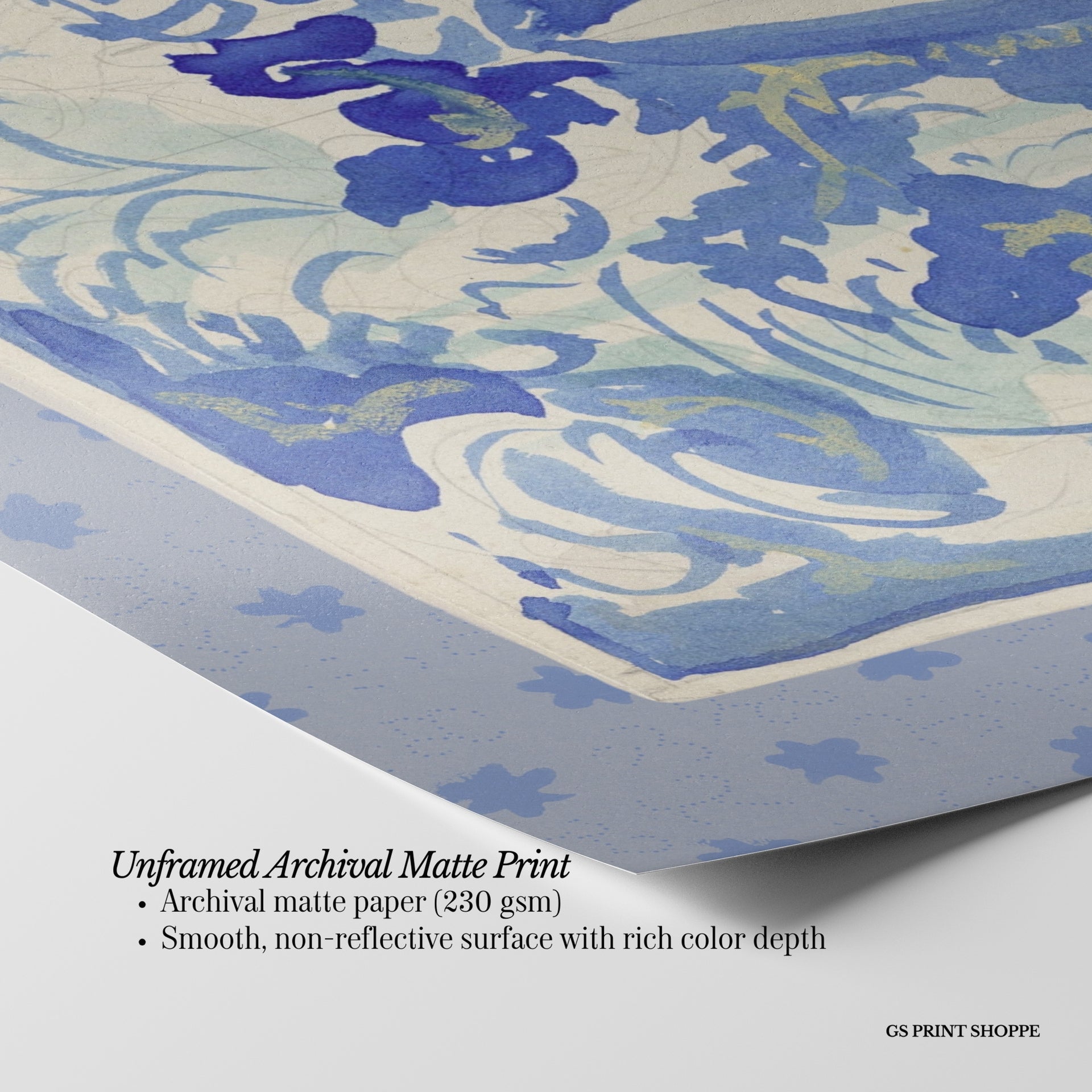 Surfboard Painting Horizontal Art Print