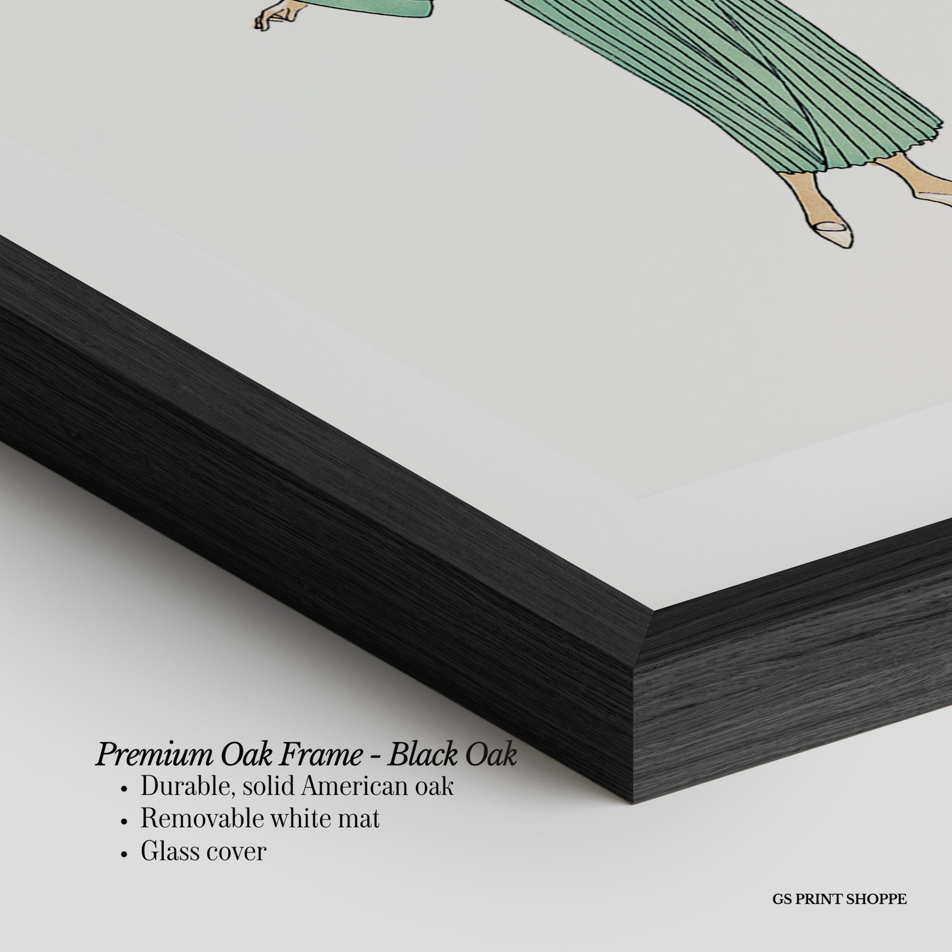 Fashion And Dog Horizontal Art Print