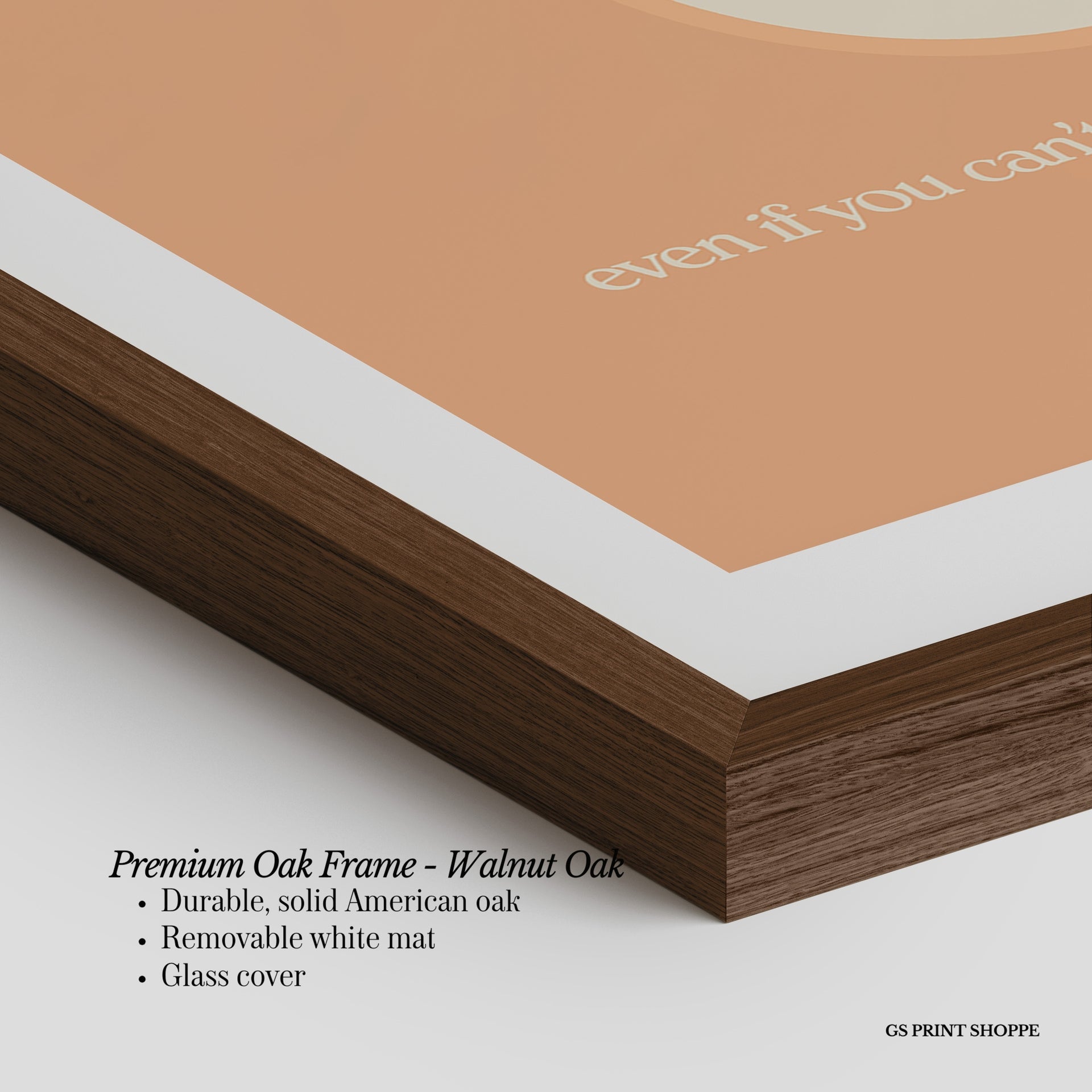 Look For The Good Vertical Art Print - Orange