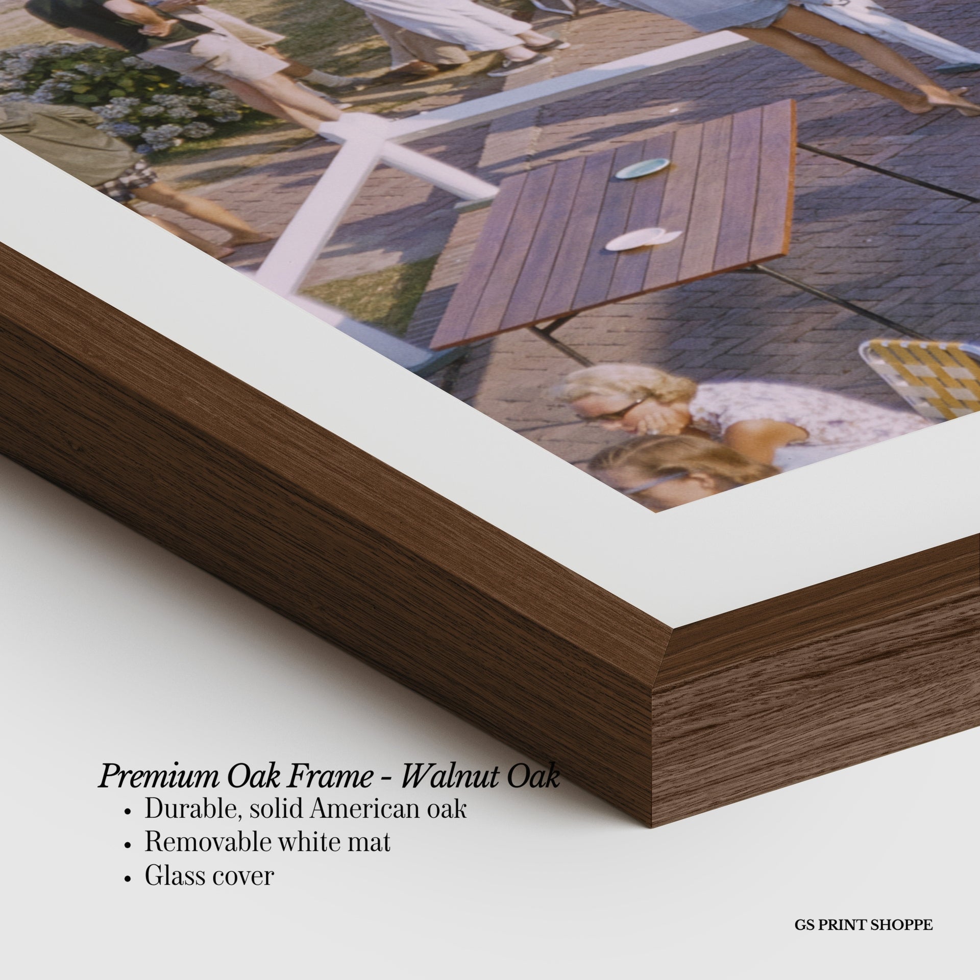 Club Patio Horizontal Art Print