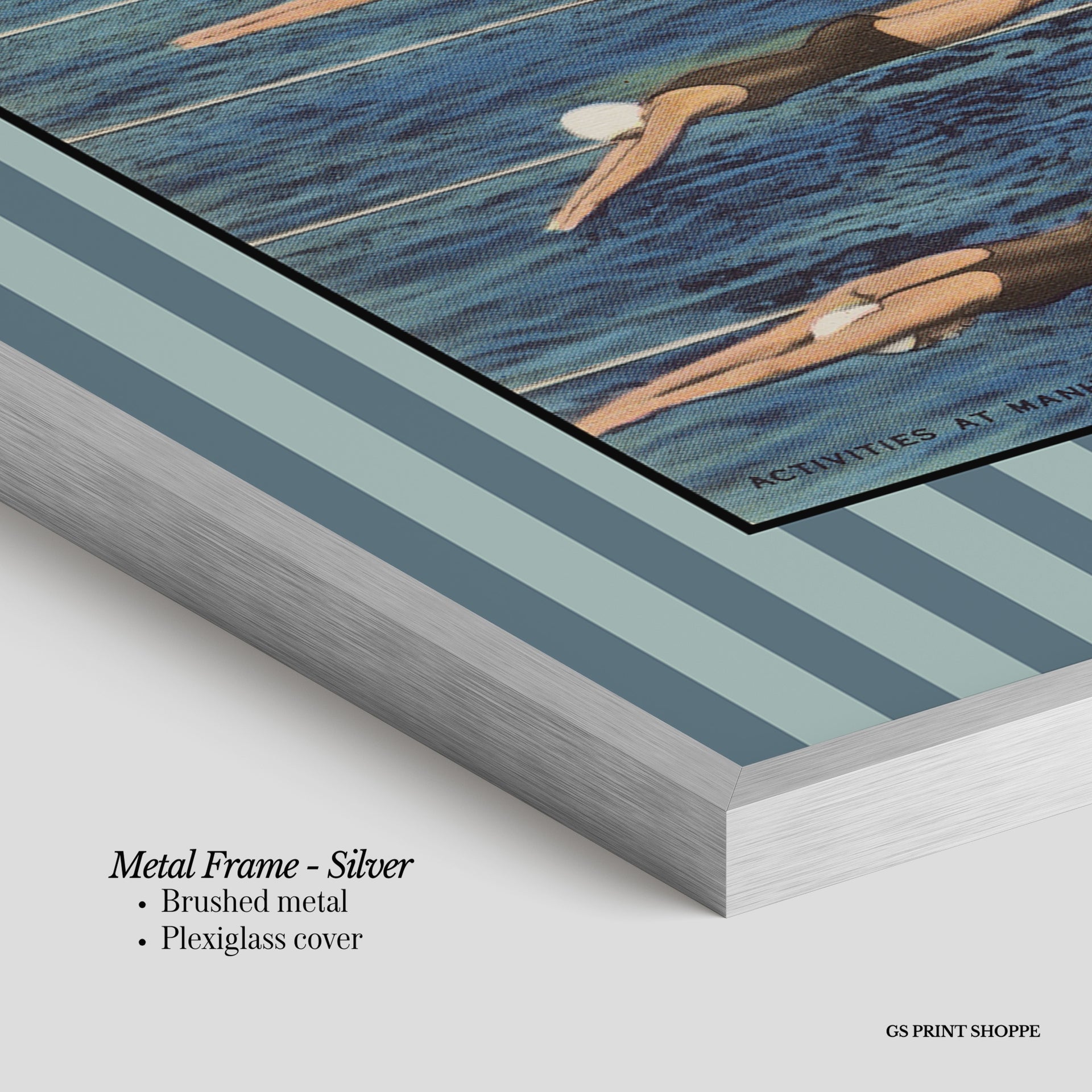 Swimmers Vertical Art Print