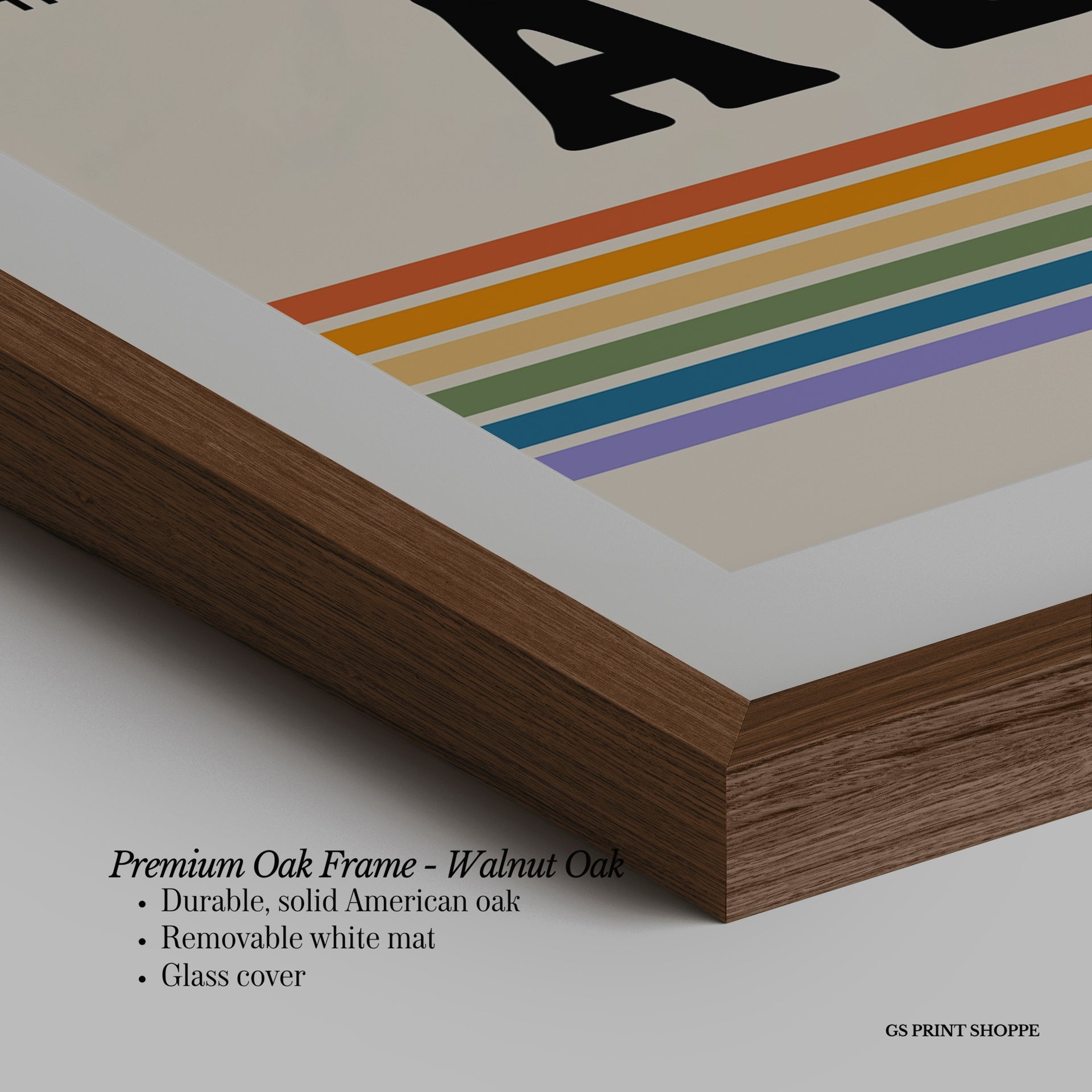 Take a Break Rainbow Horizontal Art Print