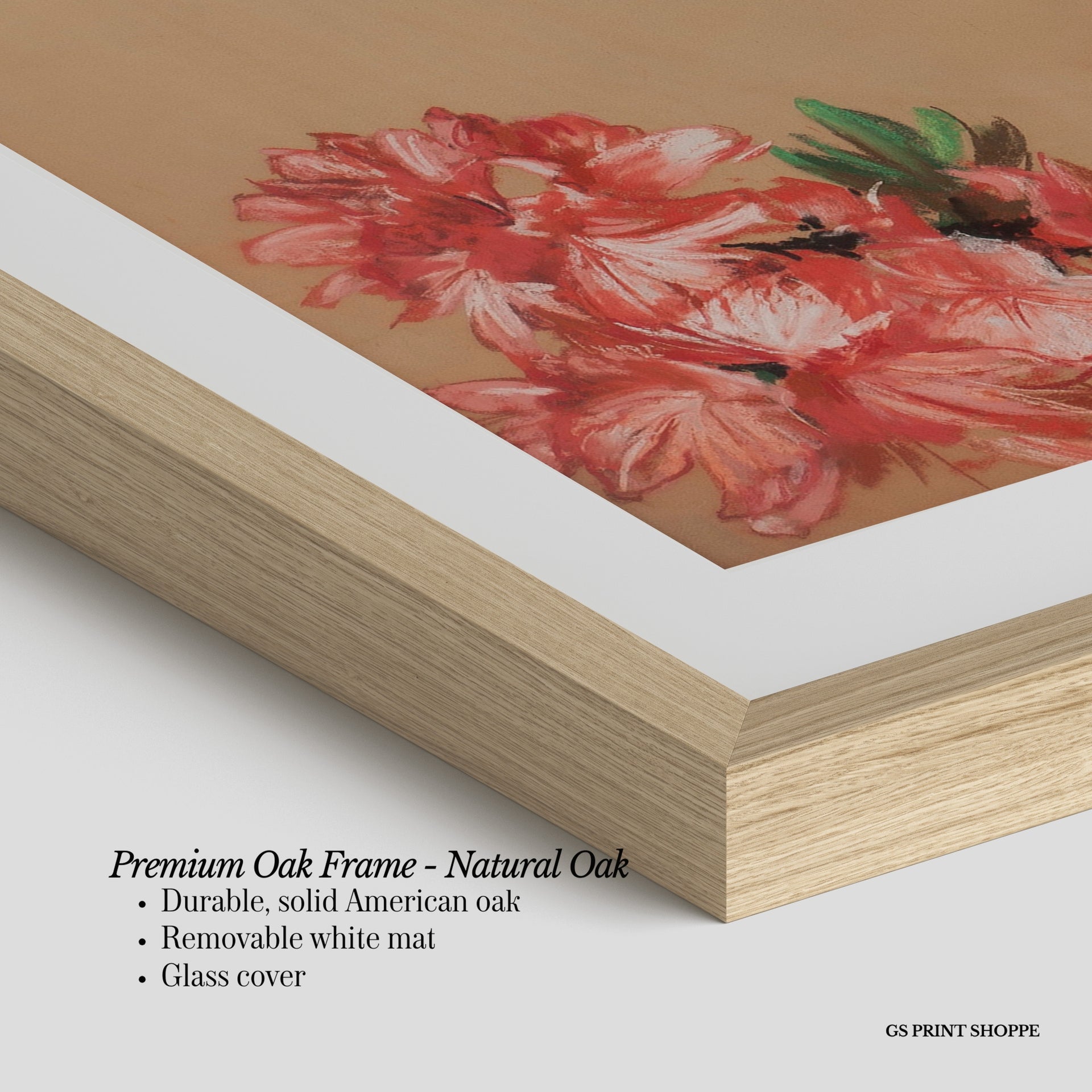 Pink Asaela Horizontal Art Print