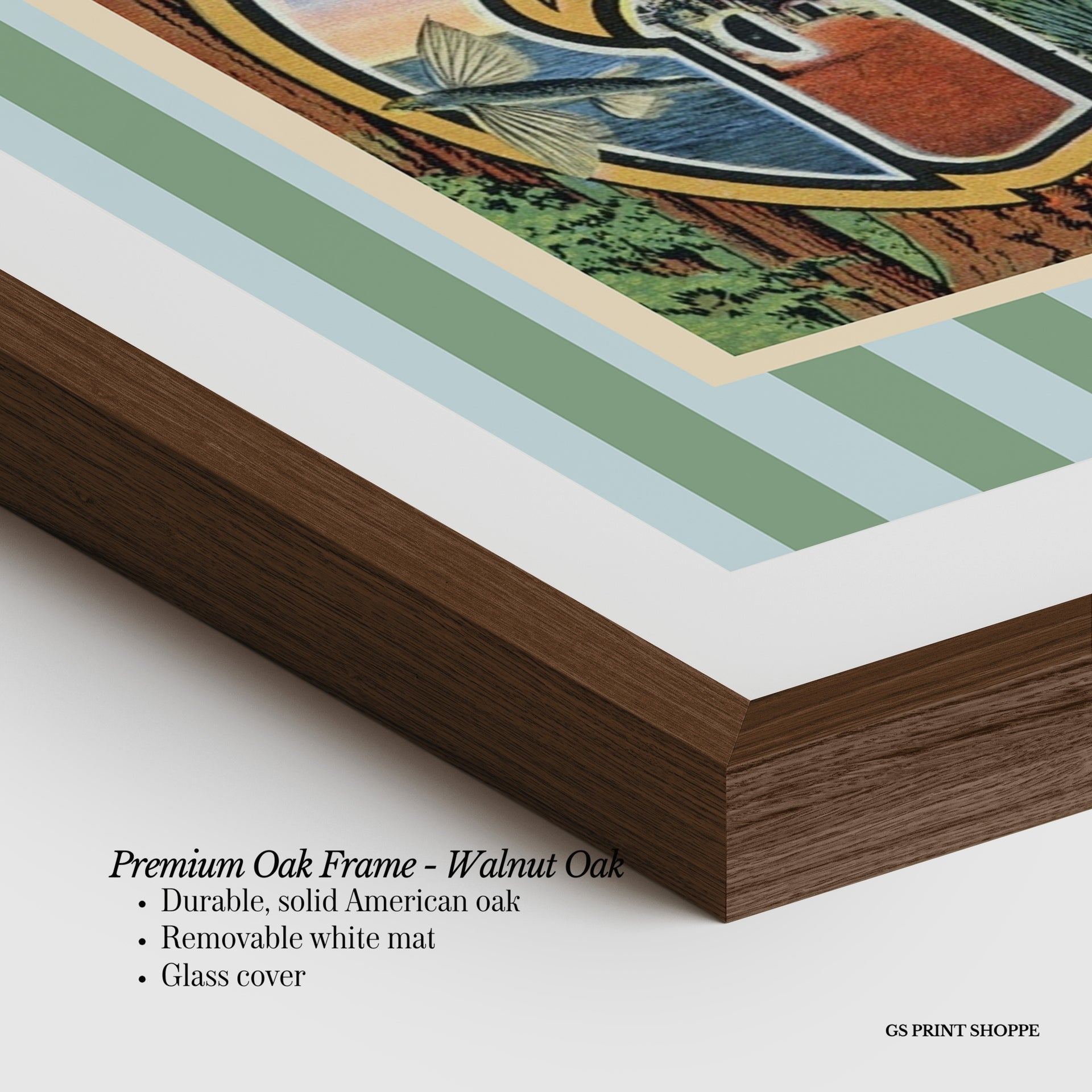 Greetings From California Horizontal Art Print