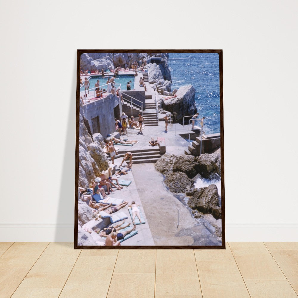 Toni Frisell Vintage Photograph Italy Capri Premium Matte Paper Wooden Framed Poster