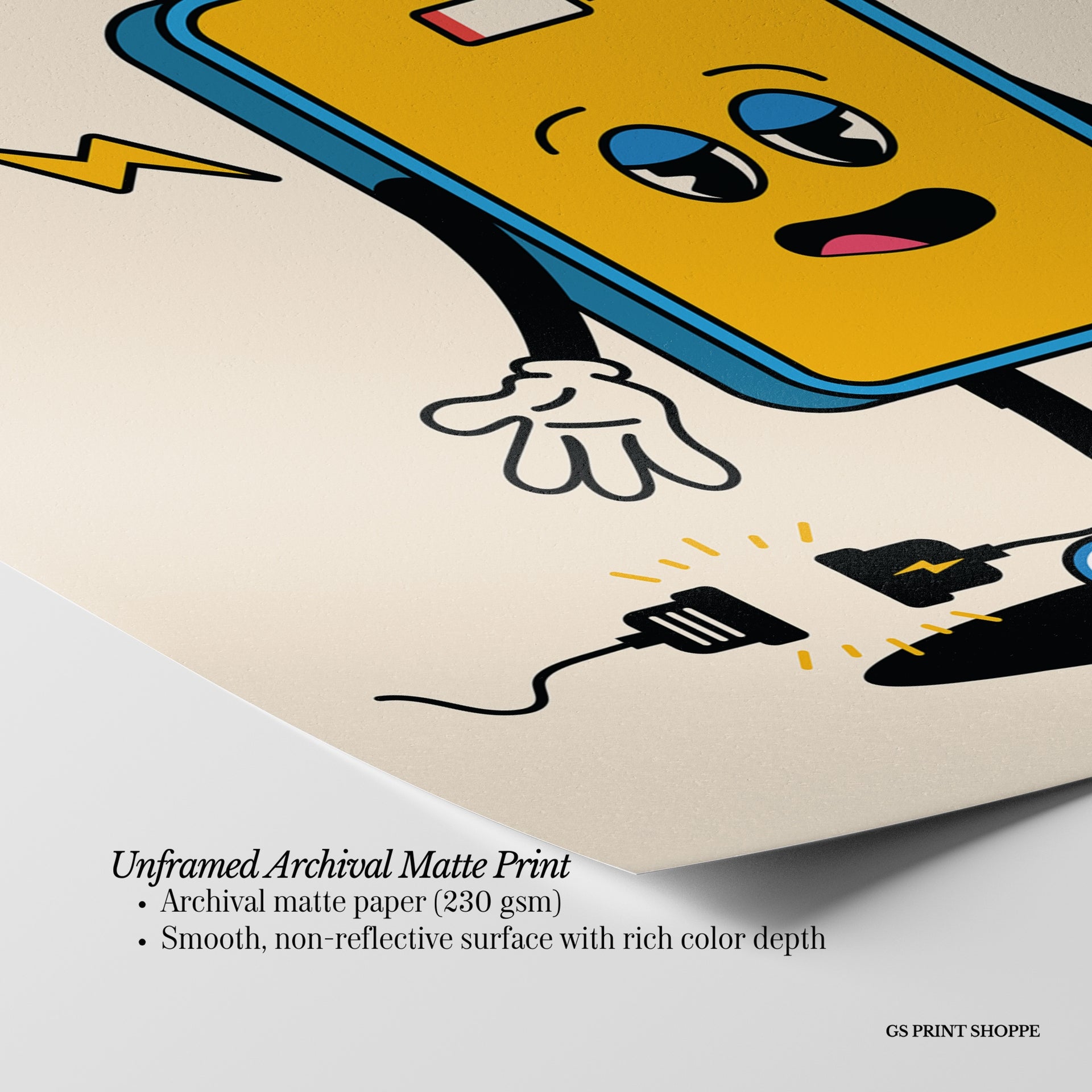 No Phone Zone Vertical Art Print
