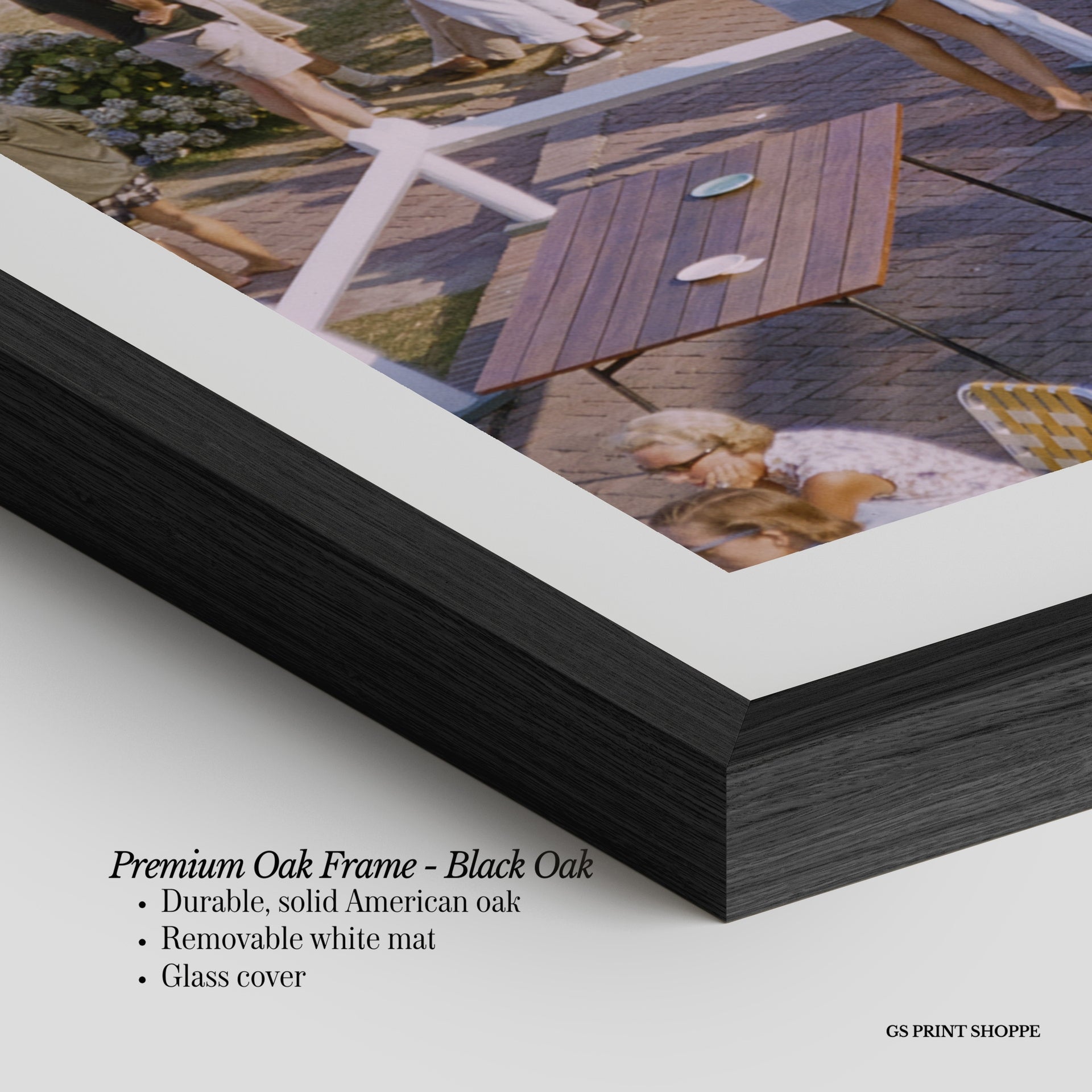 Club Patio Horizontal Art Print
