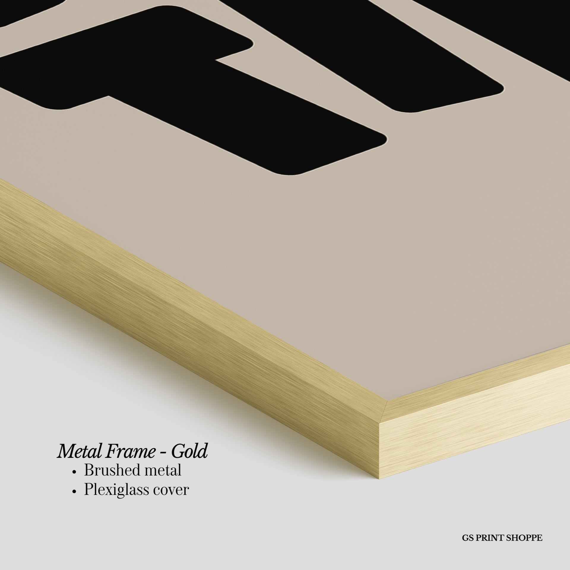 Austin Beige Vertical Art Print