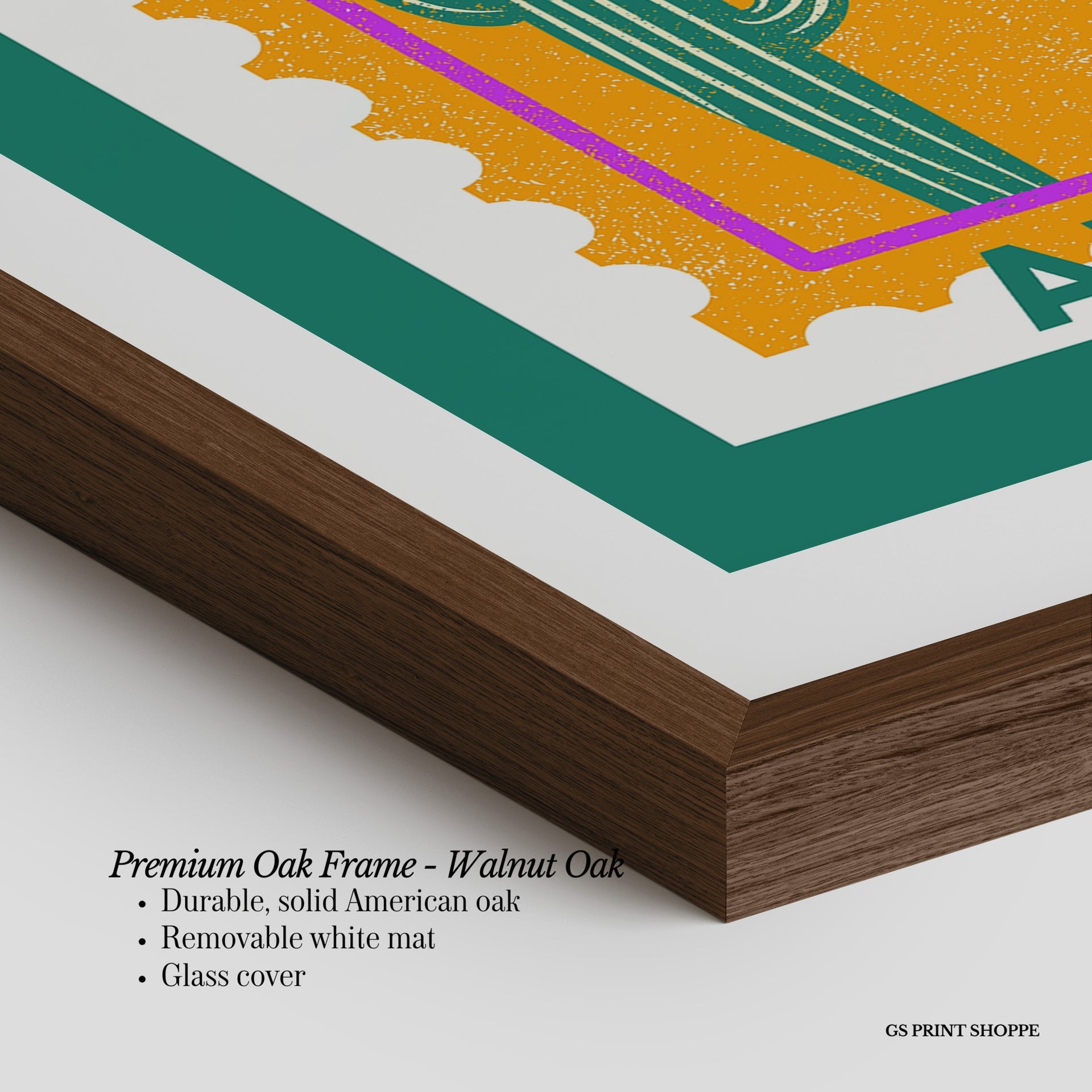 Phoenix Stamp Vertical Art Print
