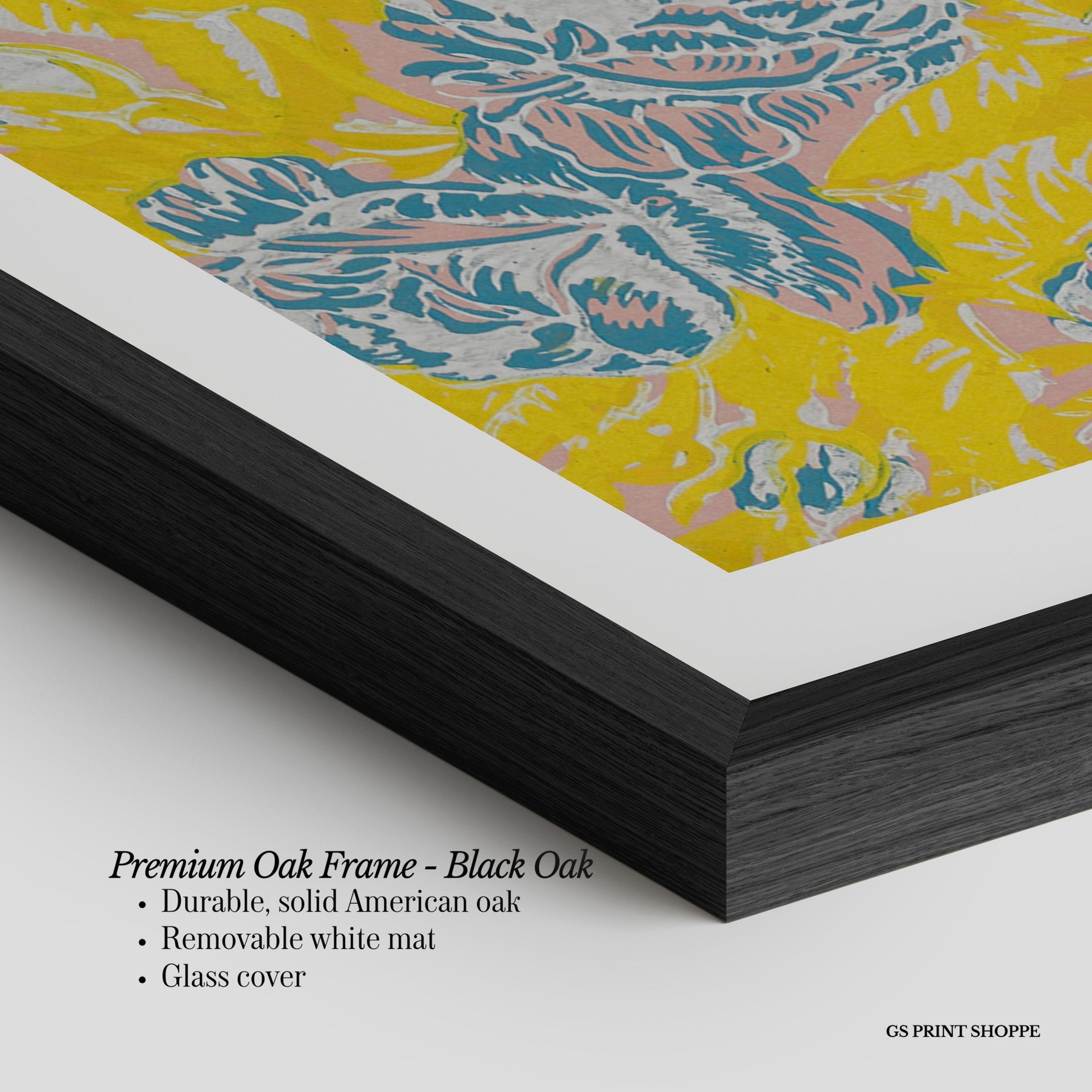 Yellow Papier Horizontal Art Print
