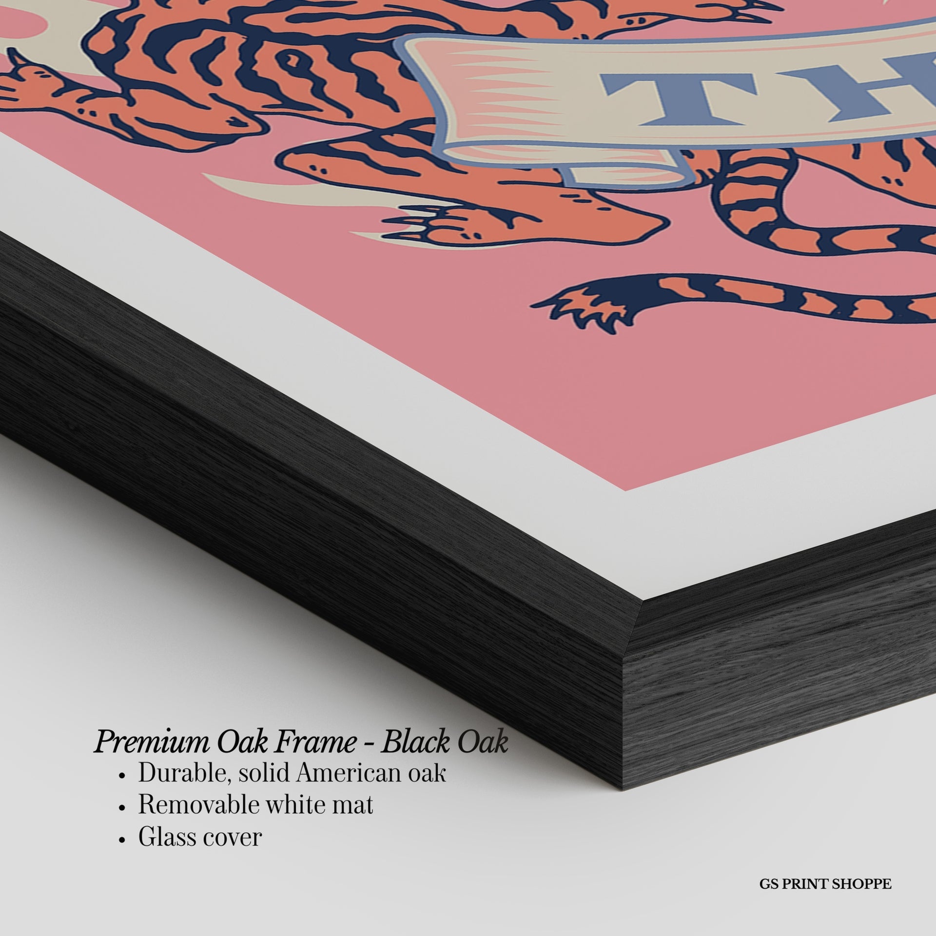 Stronger Than You Think Vertical Art Print - Pink