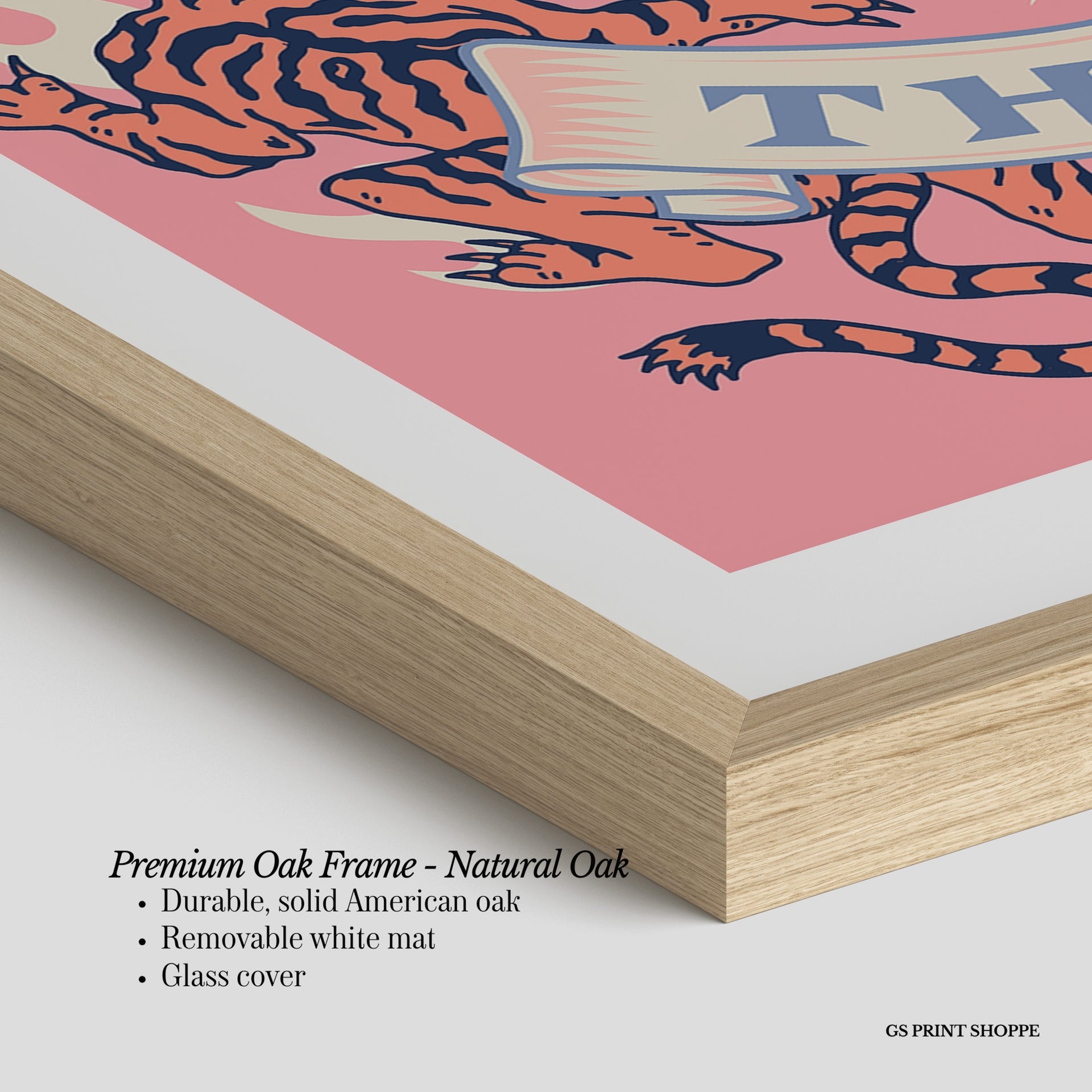 Stronger Than You Think Vertical Art Print - Pink