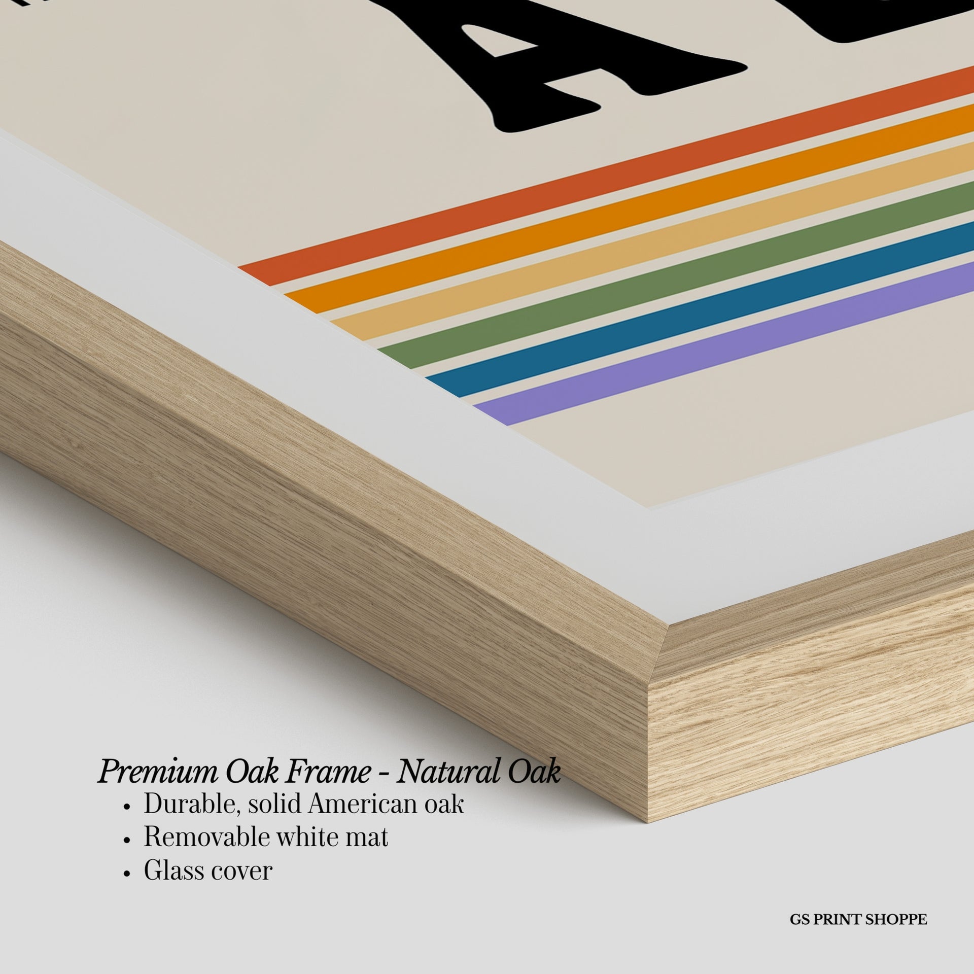 Take a Break Rainbow Horizontal Art Print