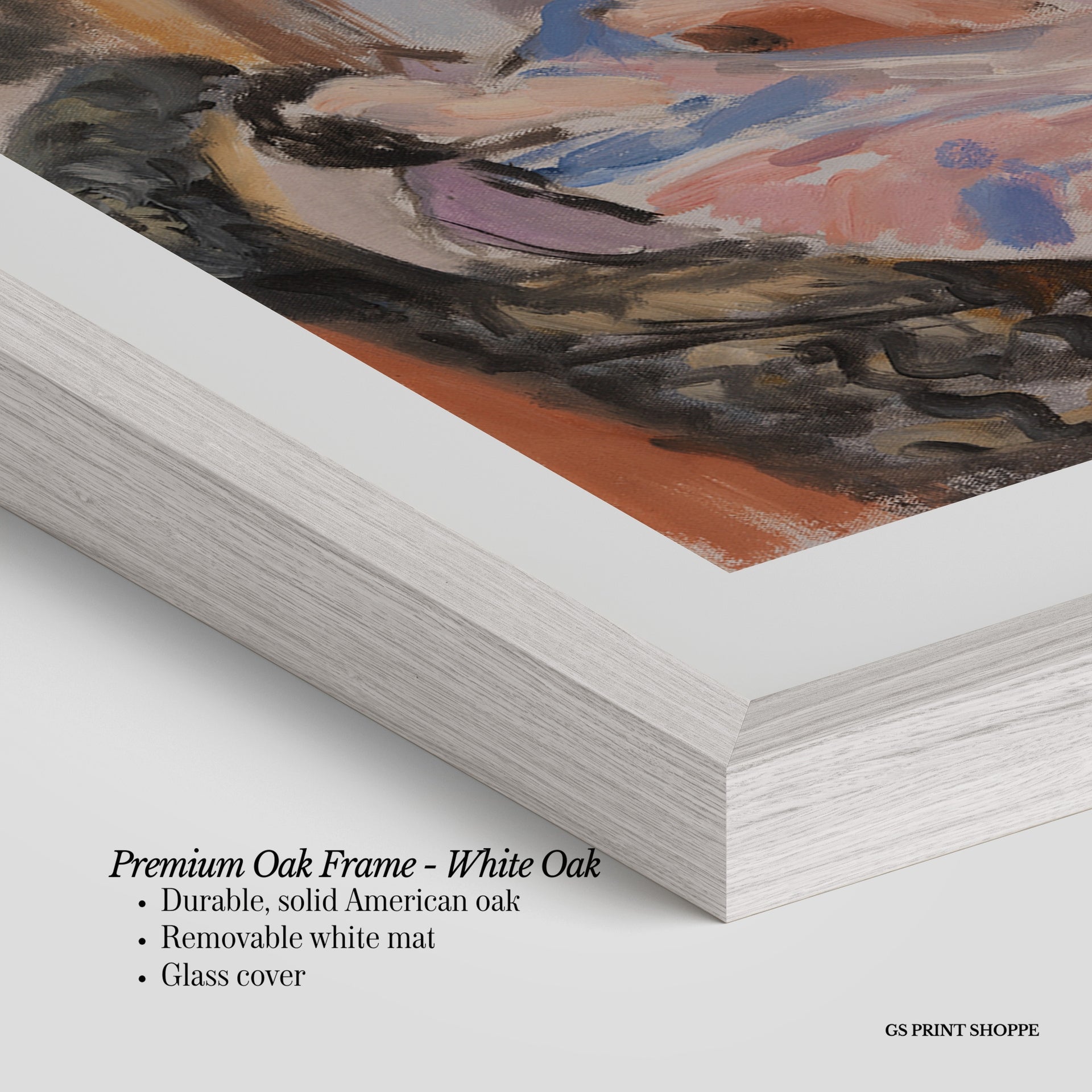 Interior With Two Figures Vertical Art Print