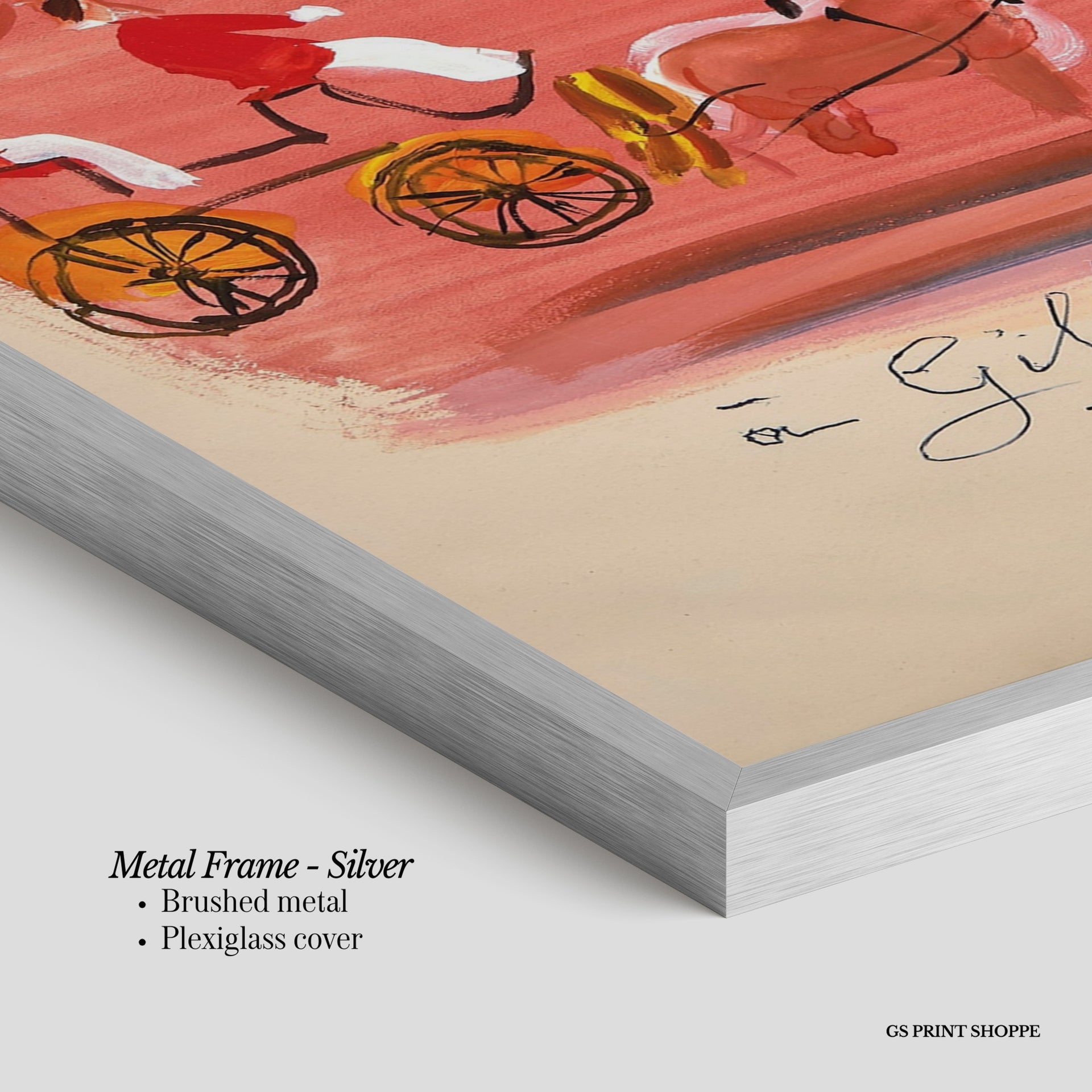 Attelages devant le haras du pin Vertical Art Print