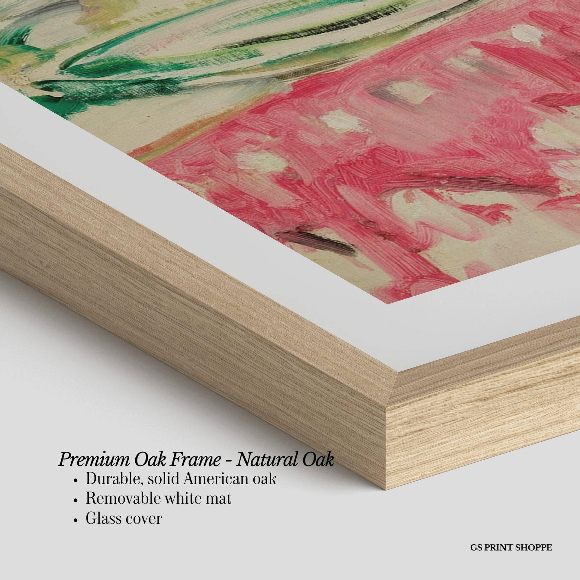 Still Life with Roses in an Interior Vertical Art Print