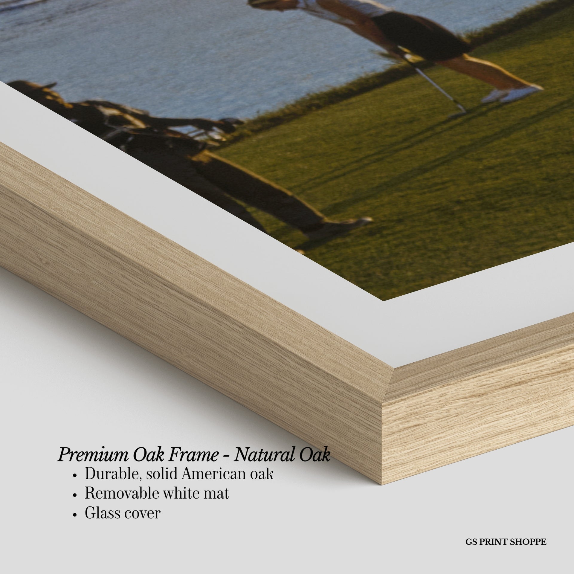 Tropical Golf Vertical Physical Art Print