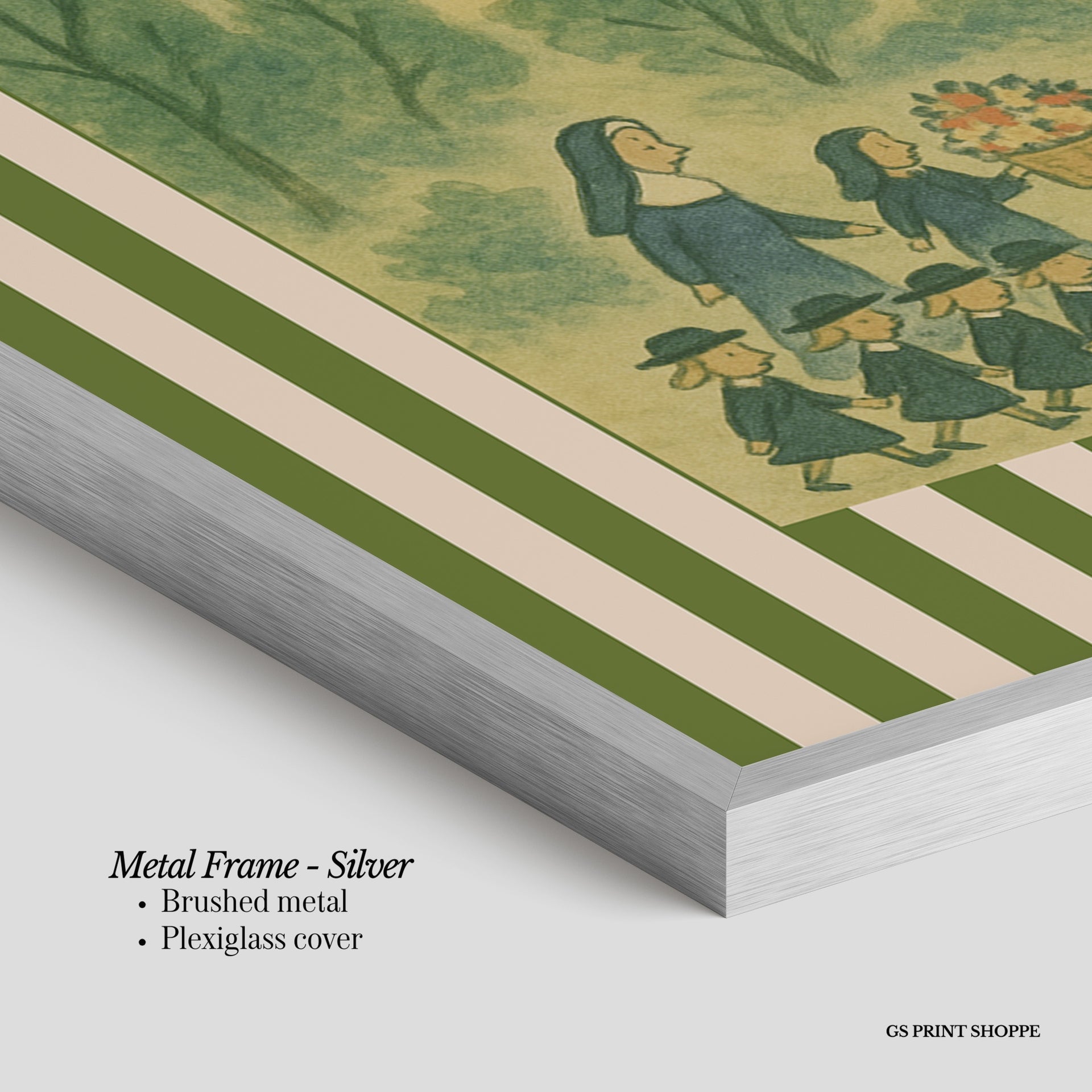 San Francisco Illustration Horizontal Art Print
