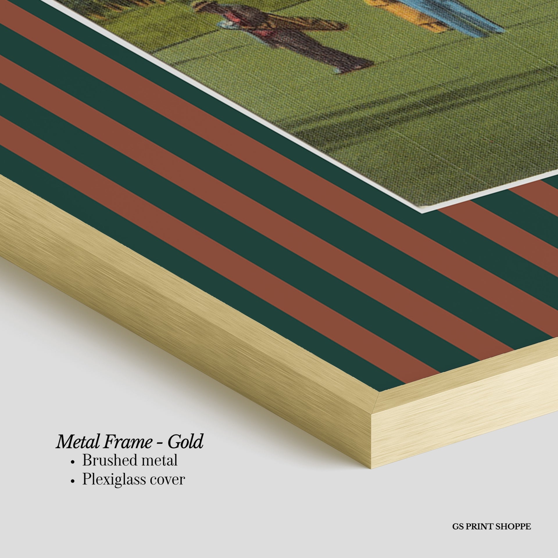 Pine Needles Golf Course Horizontal Art Print