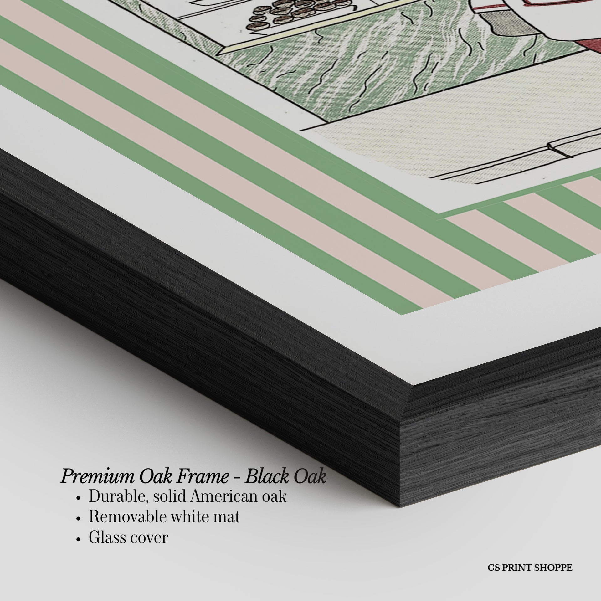 Babar Patisserie Horizontal Art Print