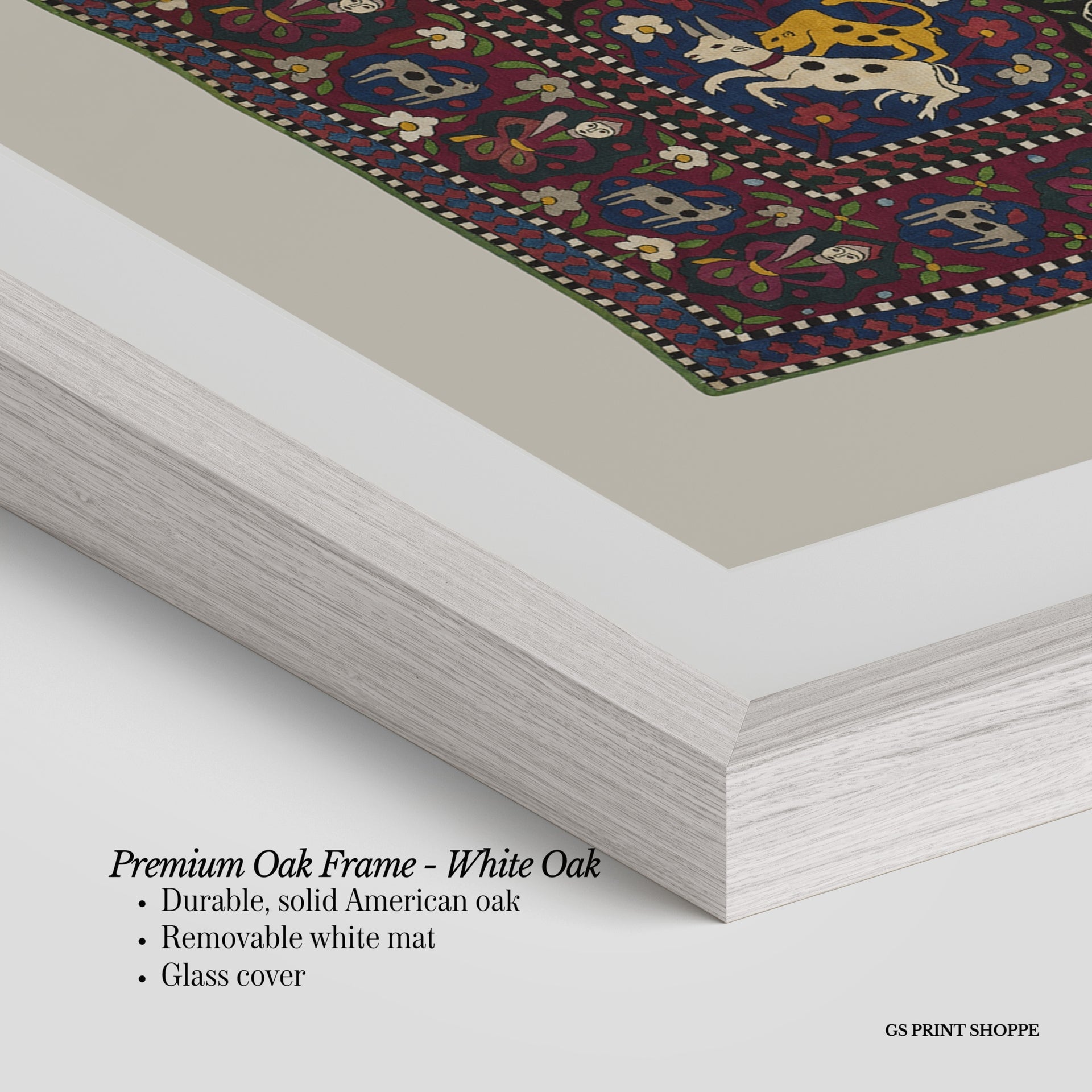 Maroon Rug Horizontal Art Print