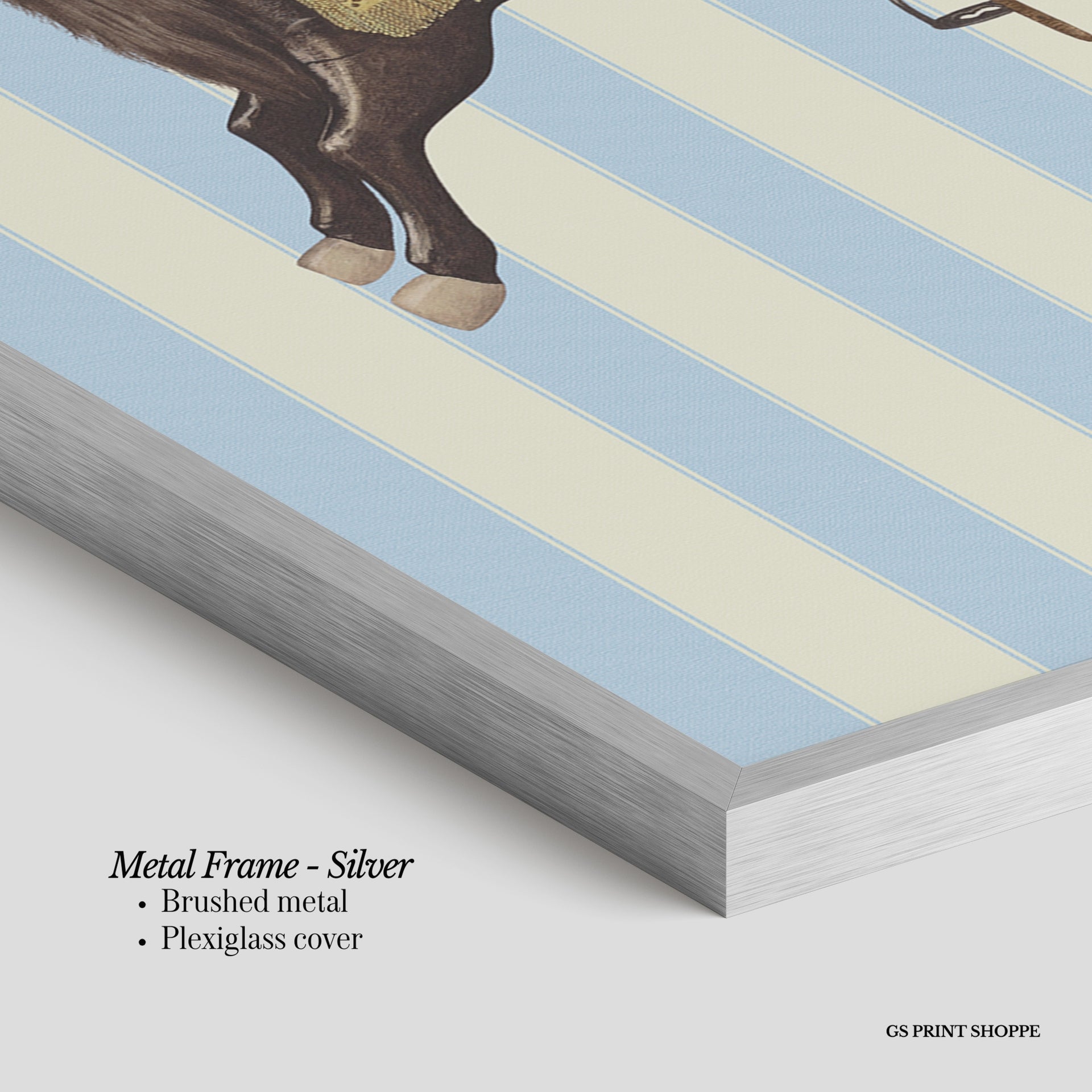Carousel Horse Vertical Art Print
