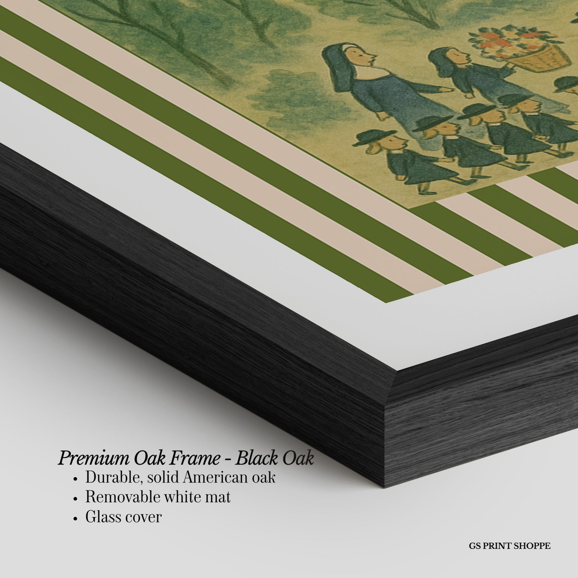 San Francisco Illustration Horizontal Art Print