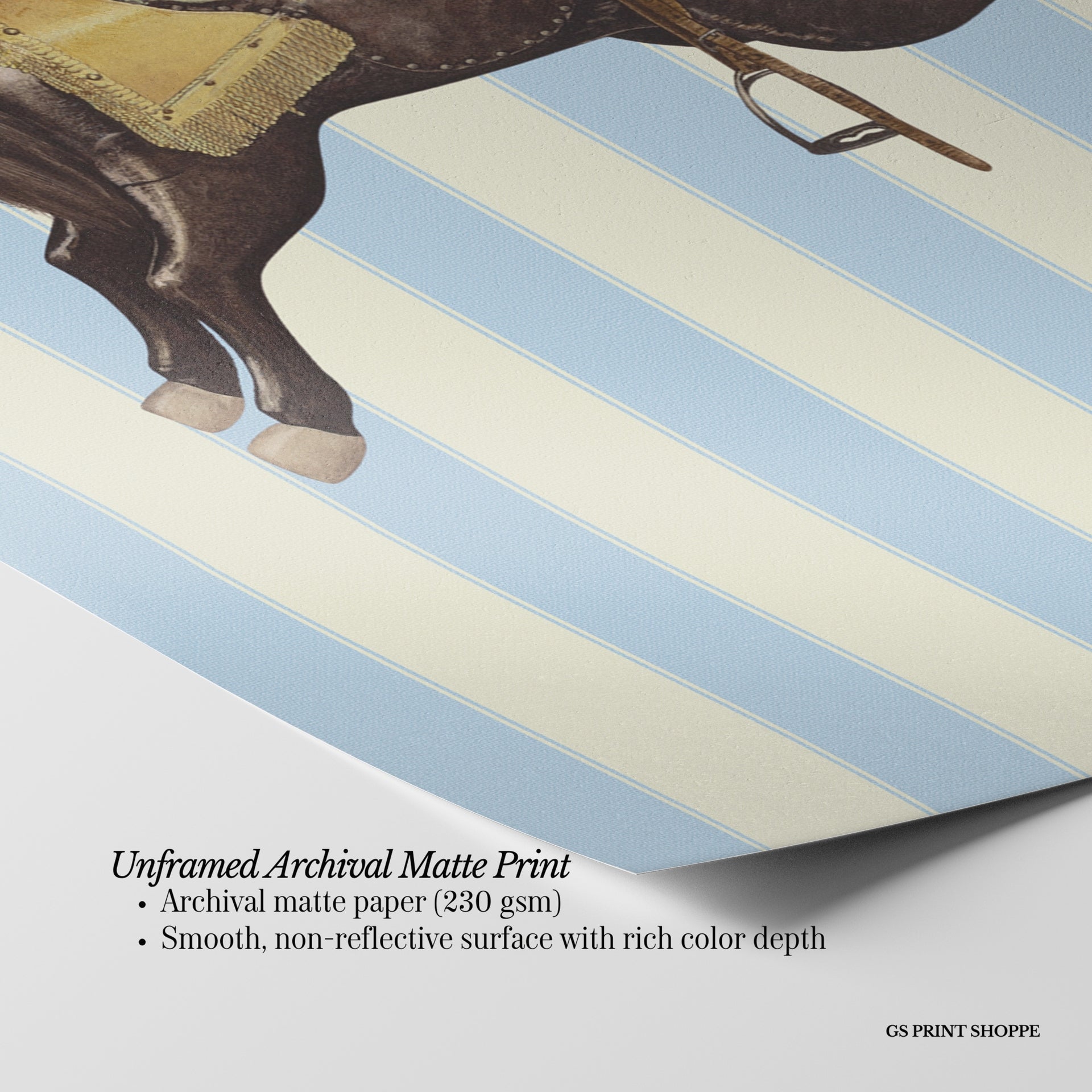 Carousel Horse Vertical Art Print