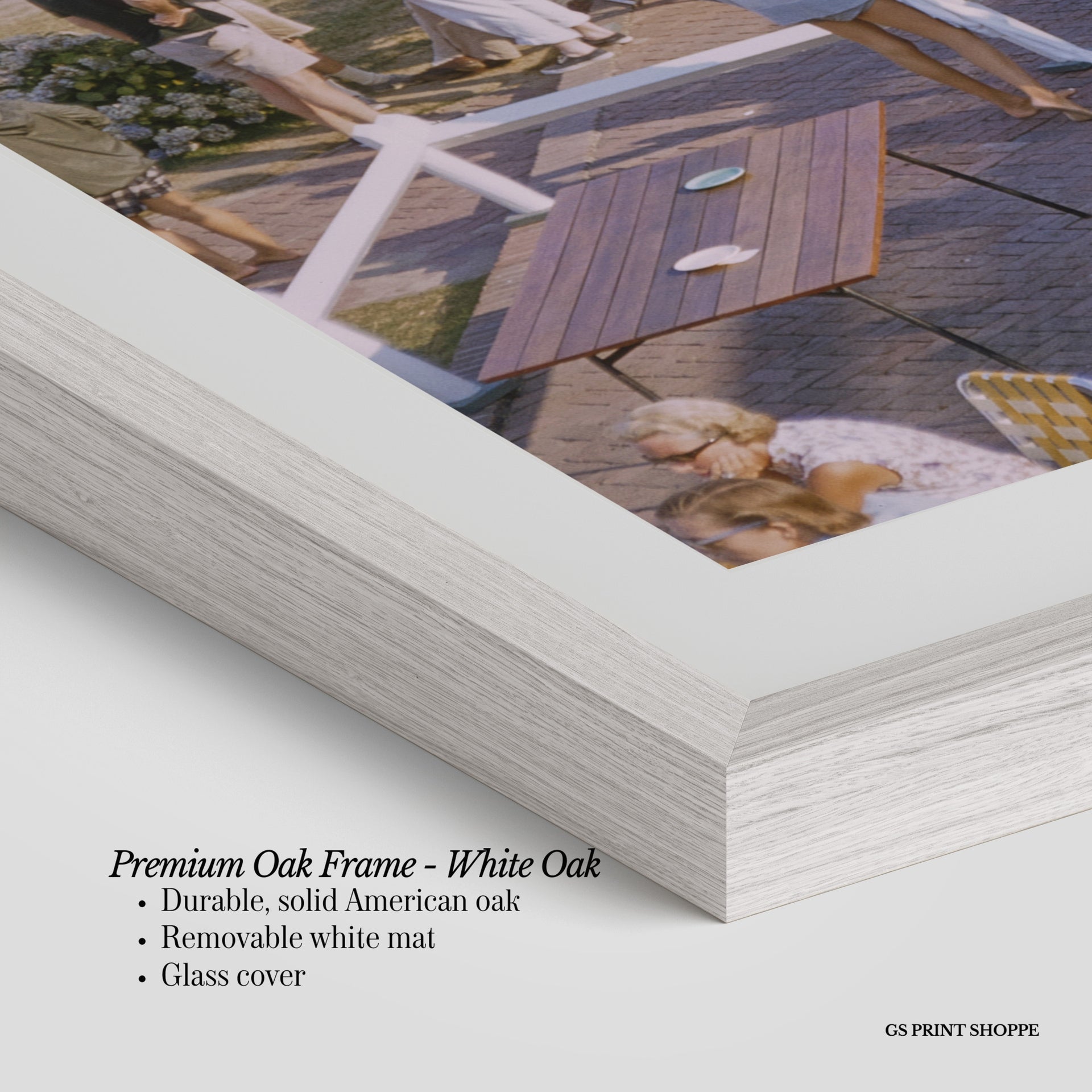 Club Patio Horizontal Art Print
