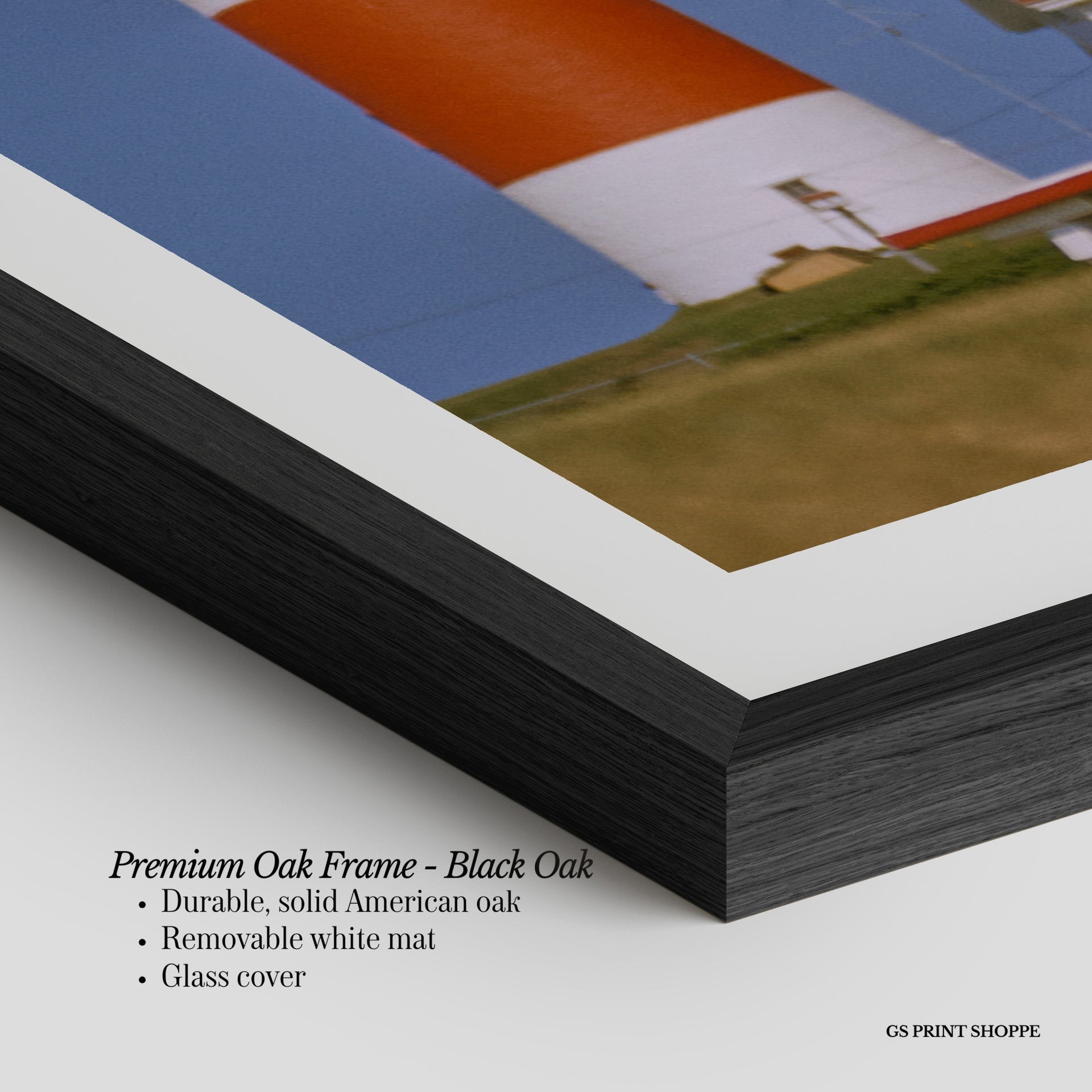Lighthouse Chat Horizontal Art Print