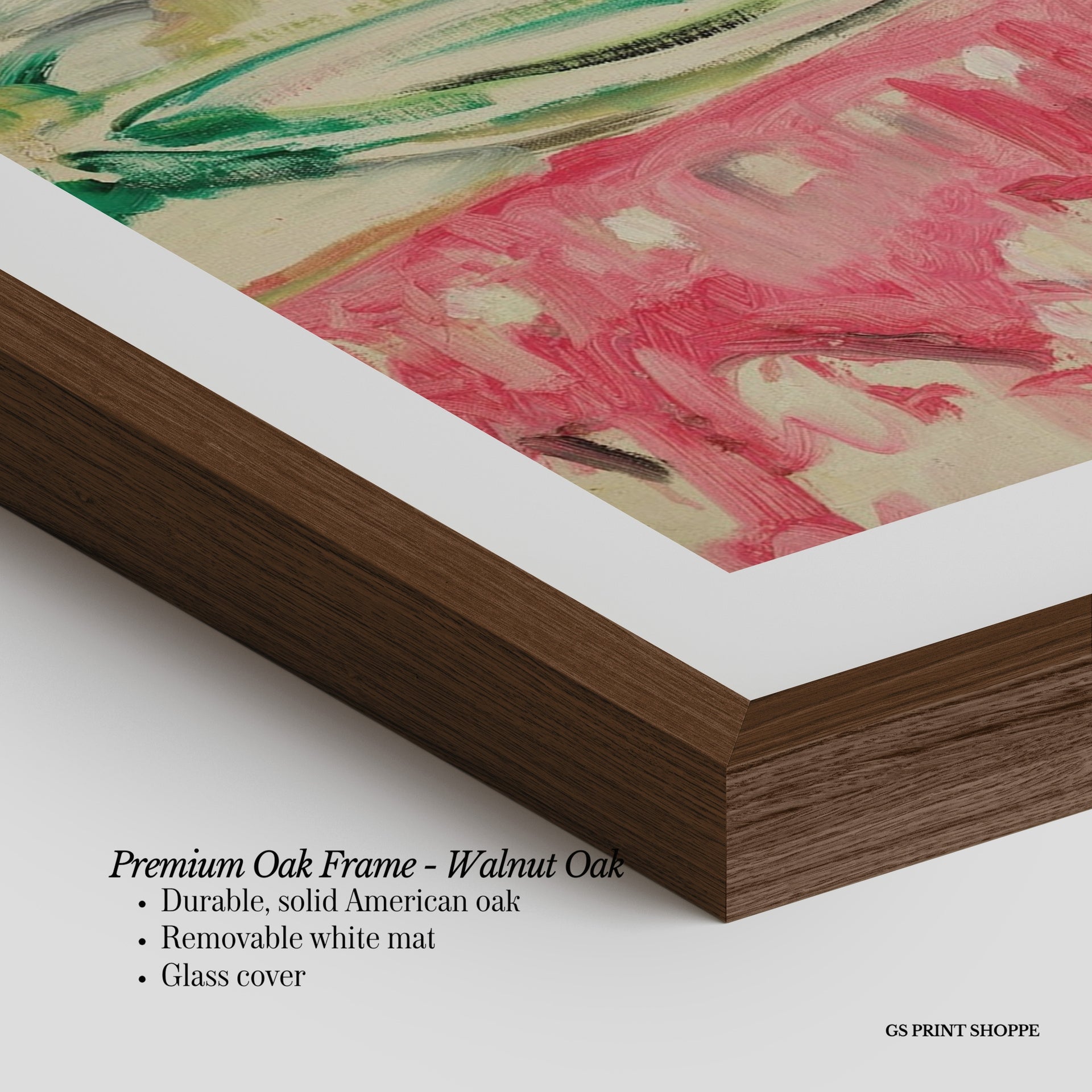 Still Life with Roses in an Interior Vertical Art Print