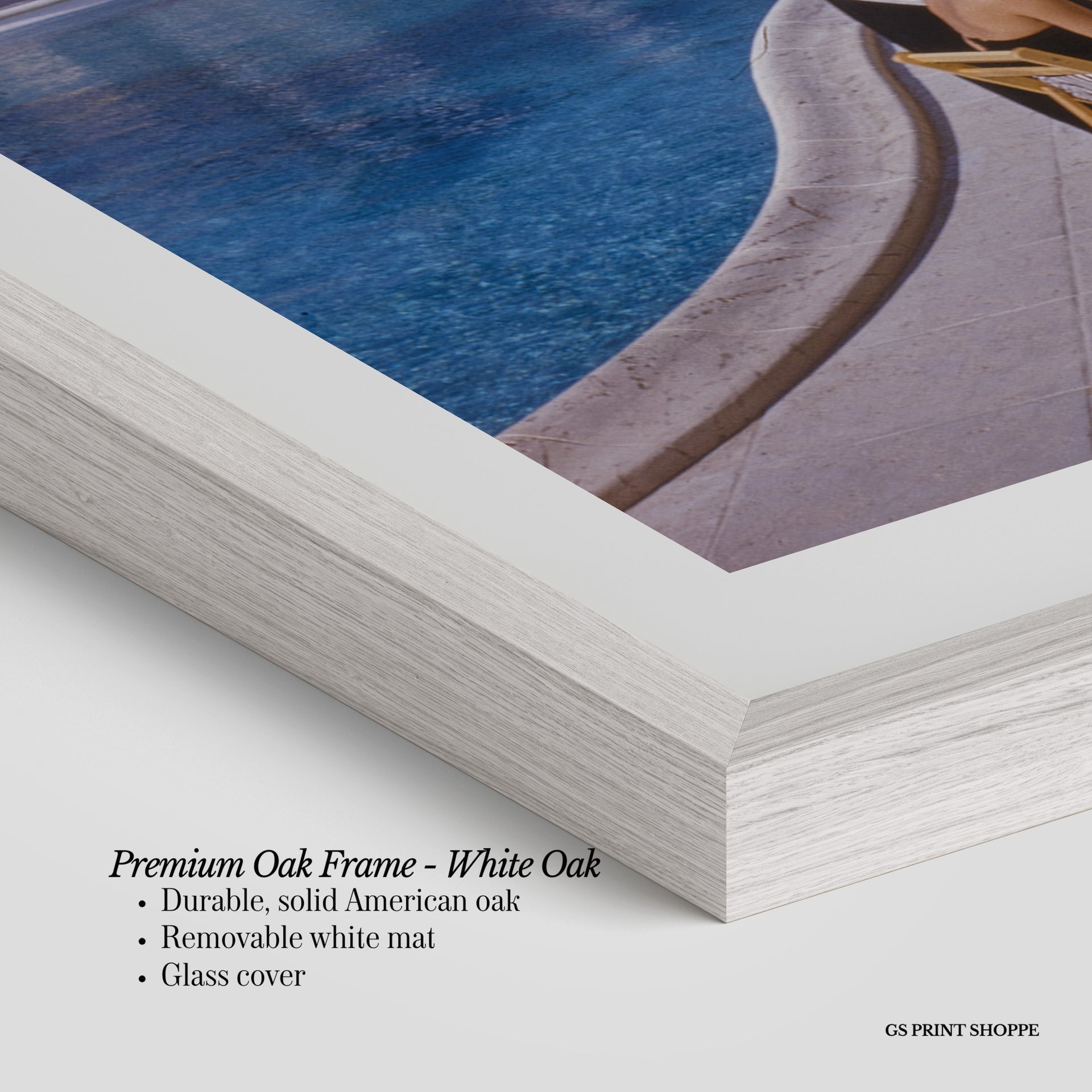 Resort Poolside Vertical Art Print
