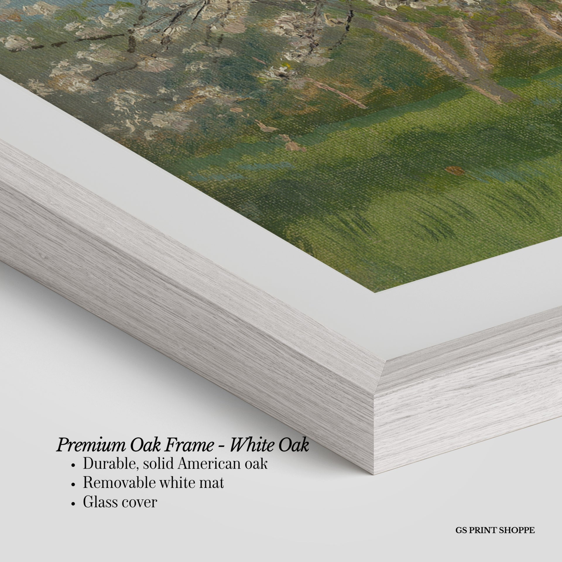 Study of Blooming Trees Horizontal Art Print