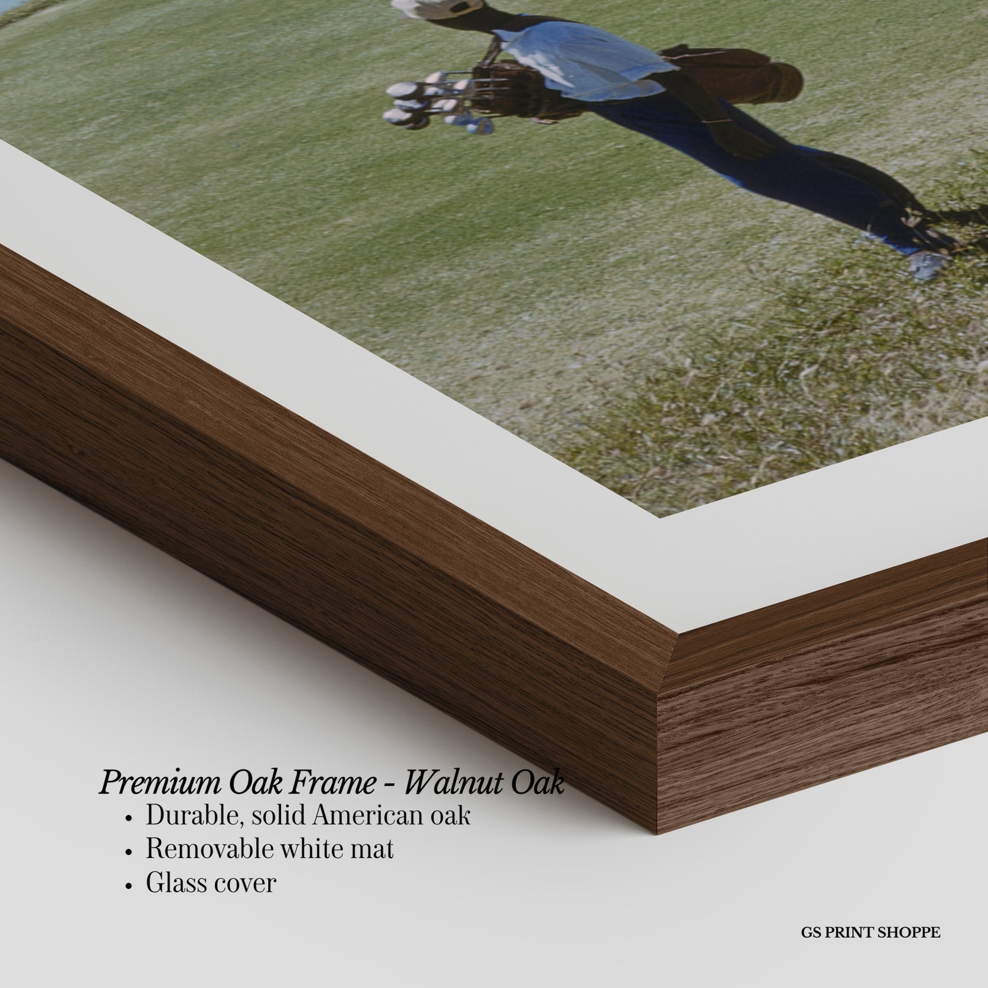 Seaside Golf Vertical Art Print