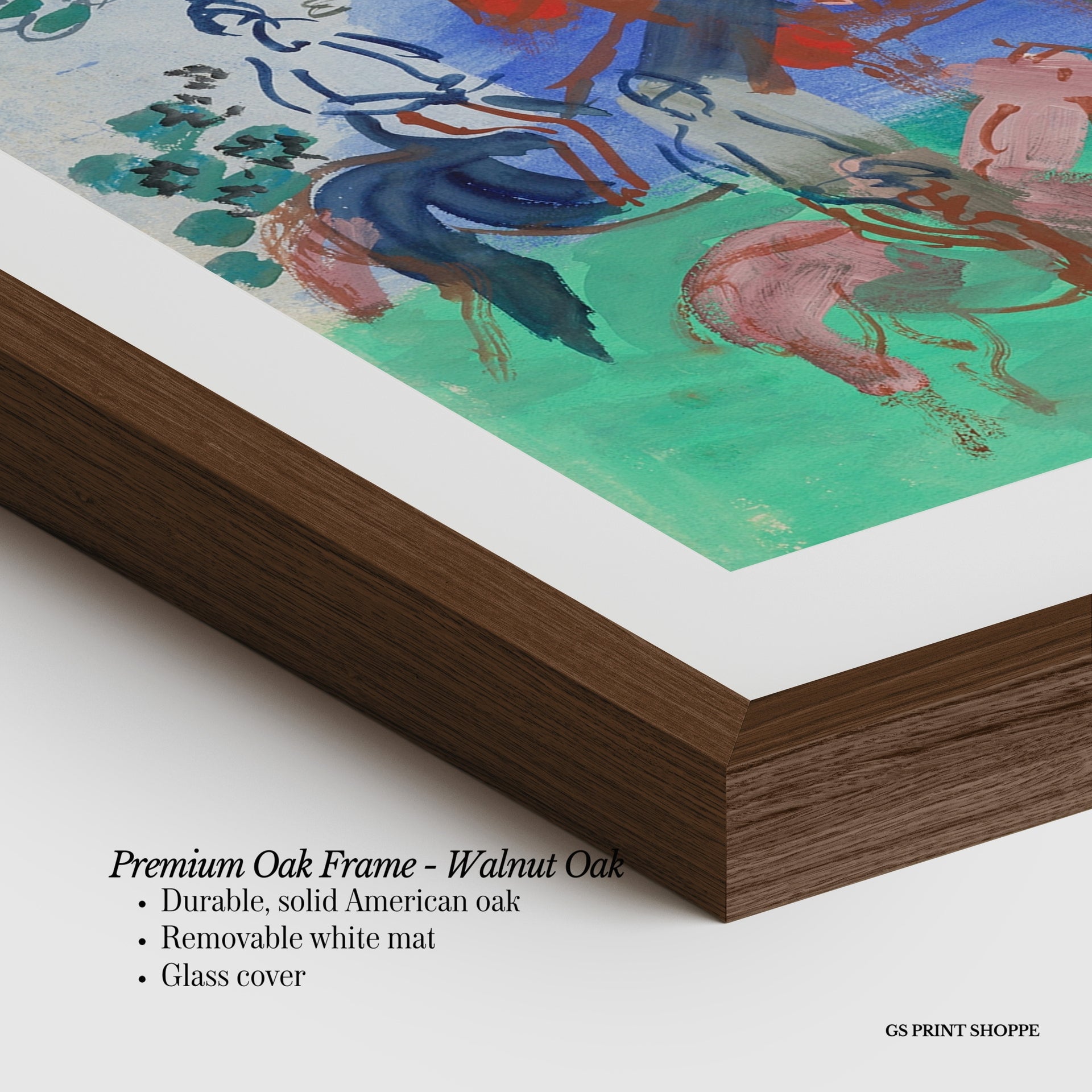 Cavaliers Sous Bois Horizontal Art Print