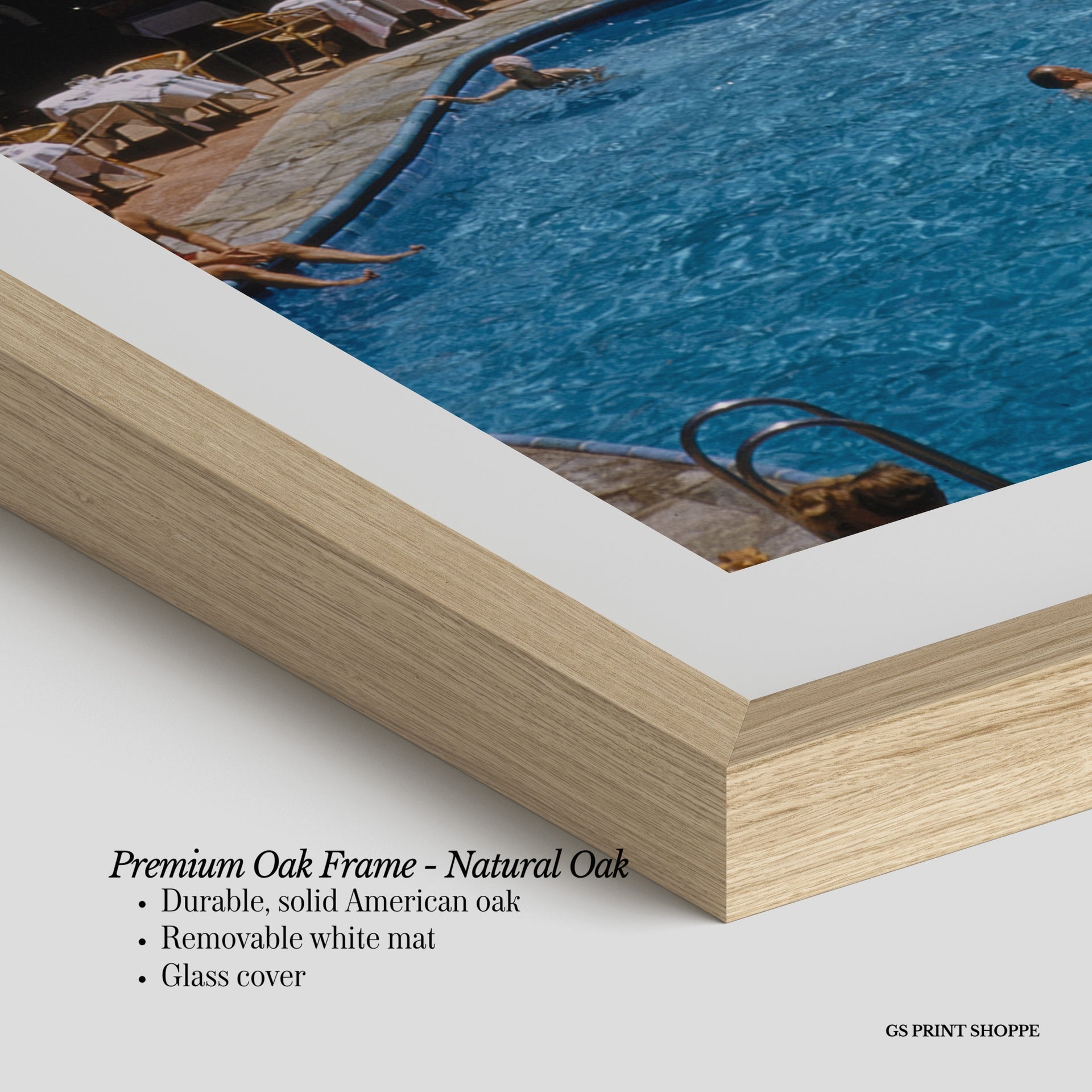 Capri Pool Vertical Art Print