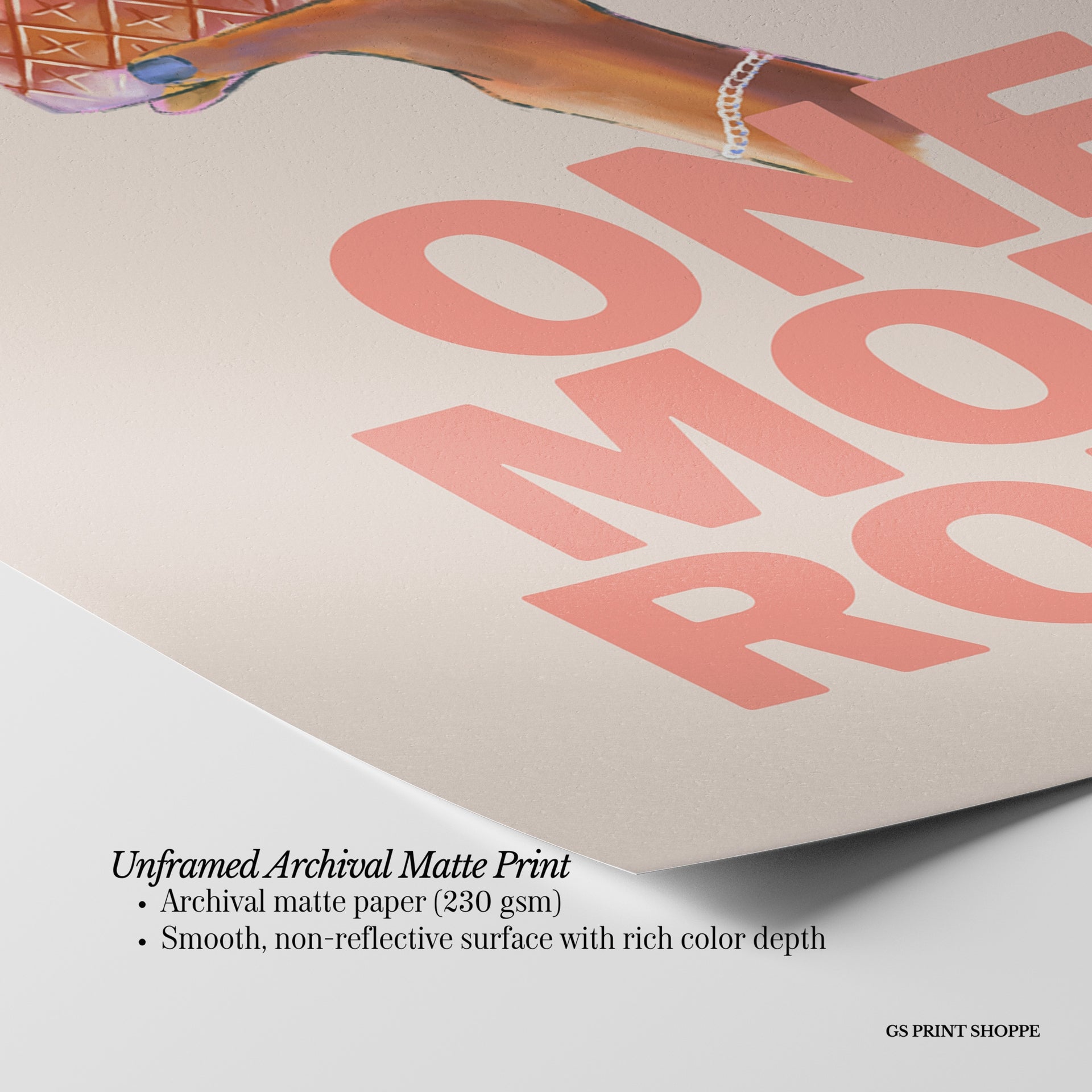 One More Round Vertical Art Print