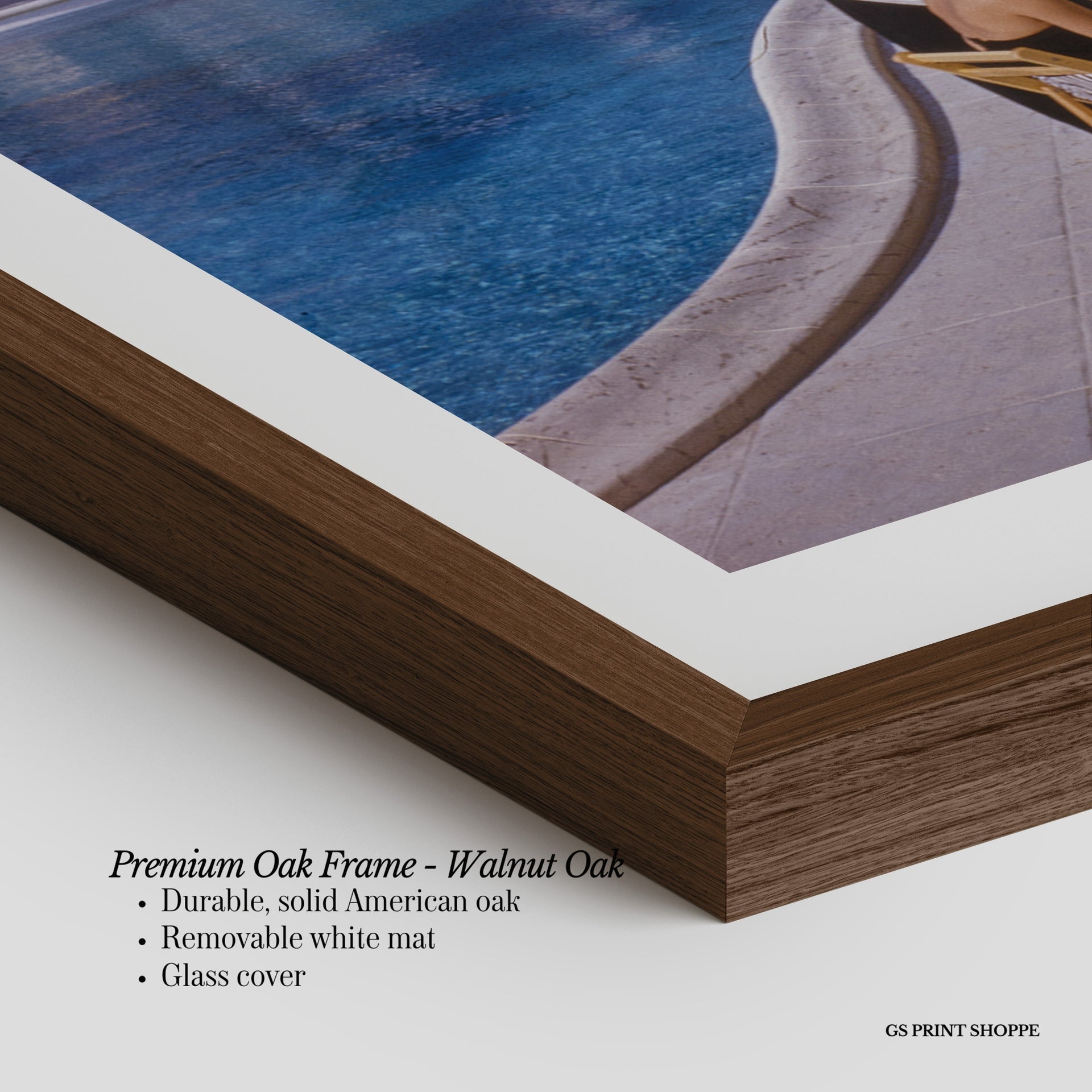 Resort Poolside Vertical Art Print