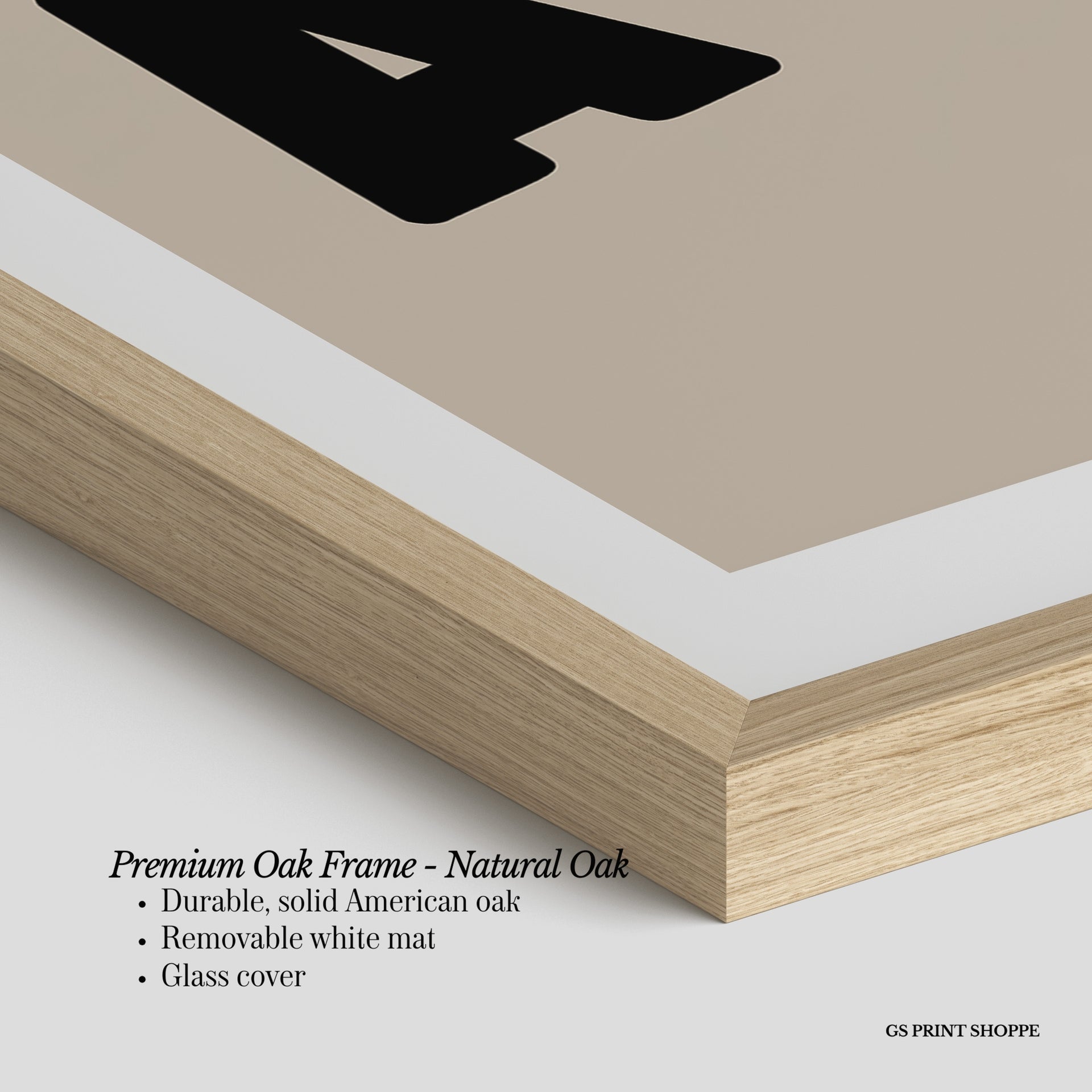 Chicago Beige Vertical Art Print