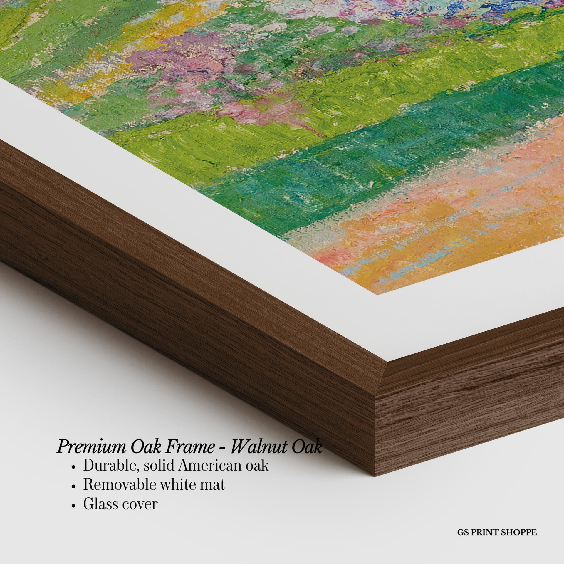 Arbes En Fleur Horizontal Art Print