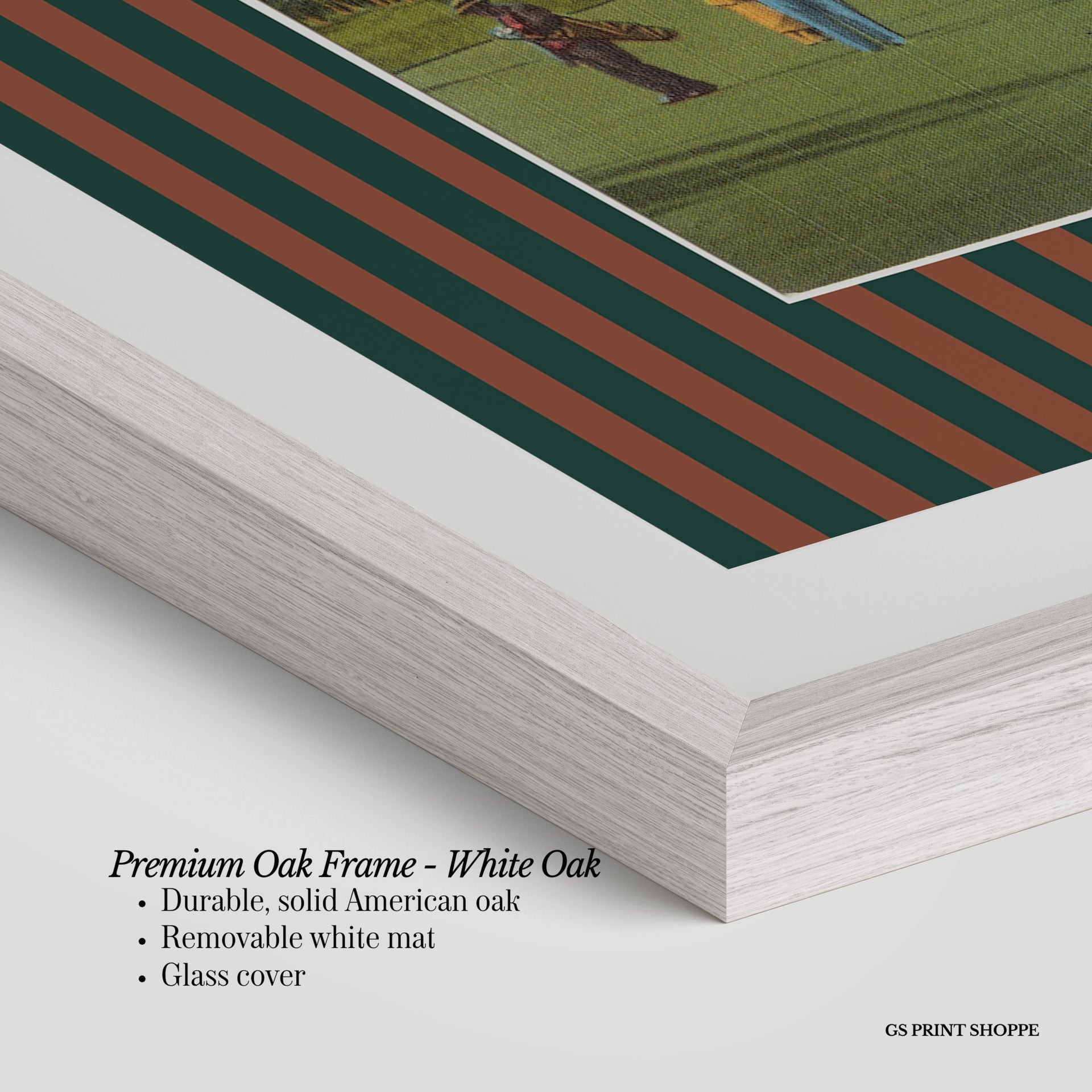 Pine Needles Golf Course Horizontal Art Print