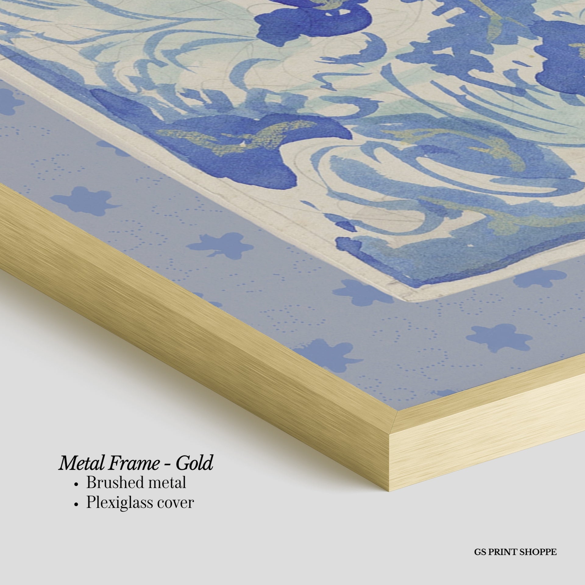 Surfboard Painting Horizontal Art Print