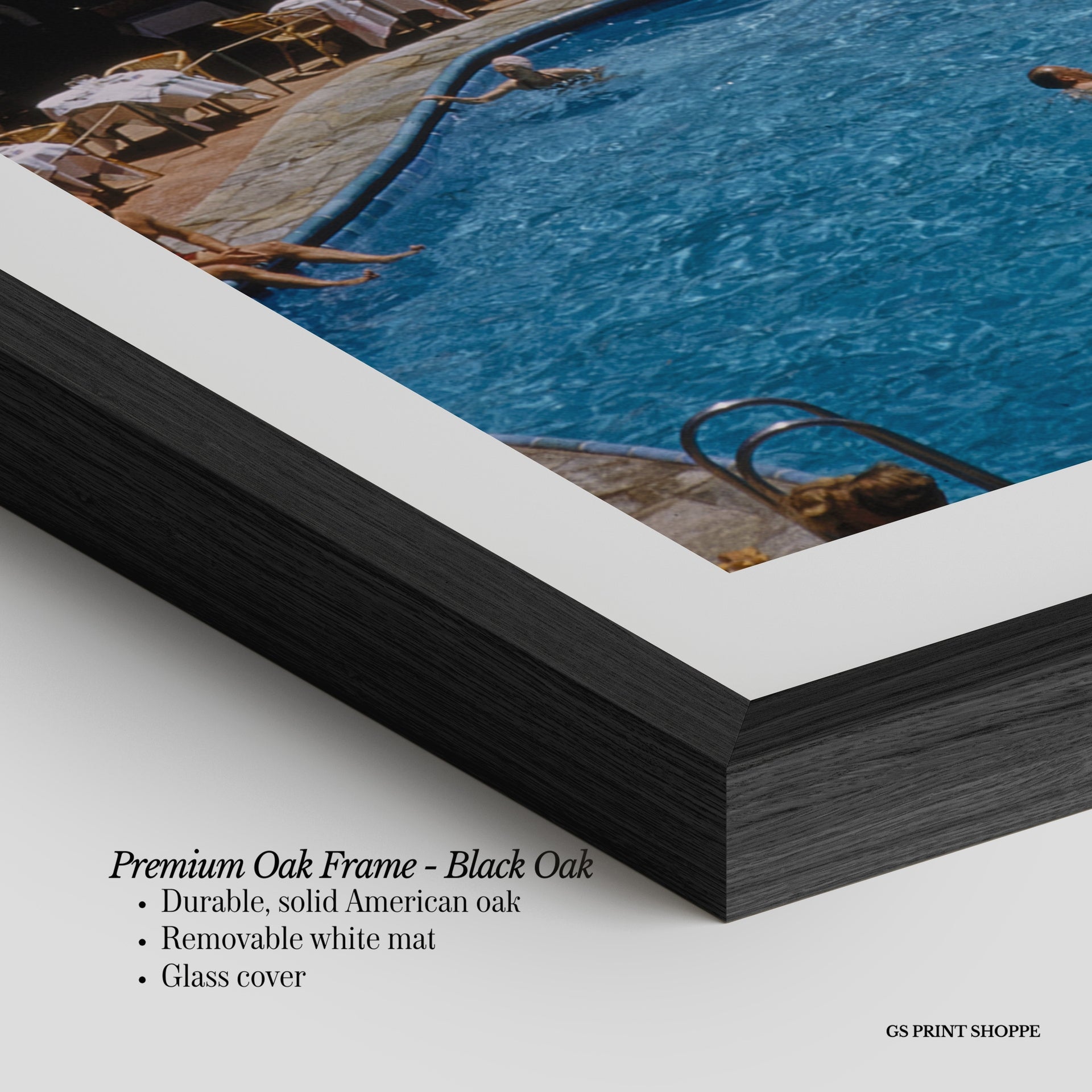 Capri Pool Vertical Art Print