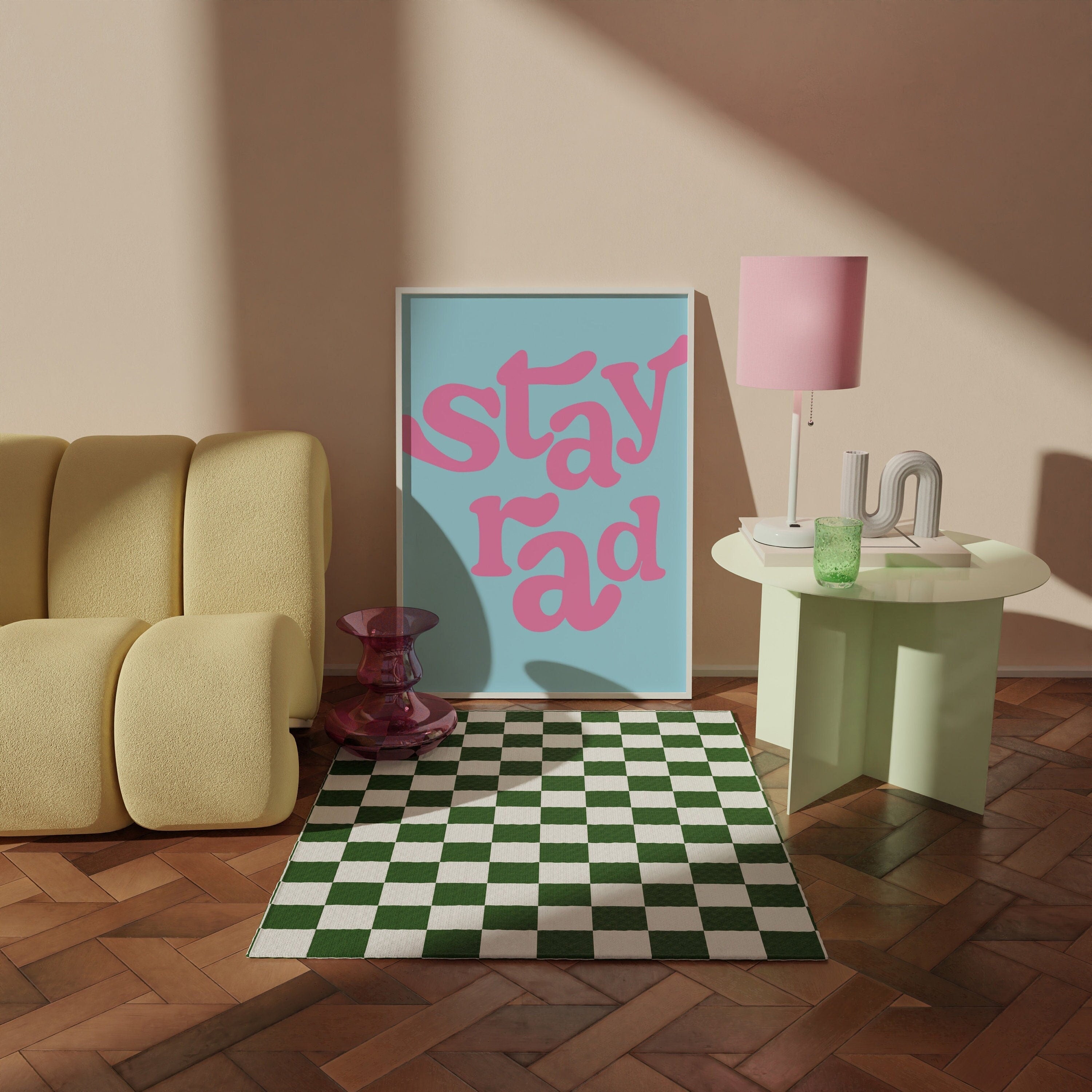 Stay Rad Digital Art Print