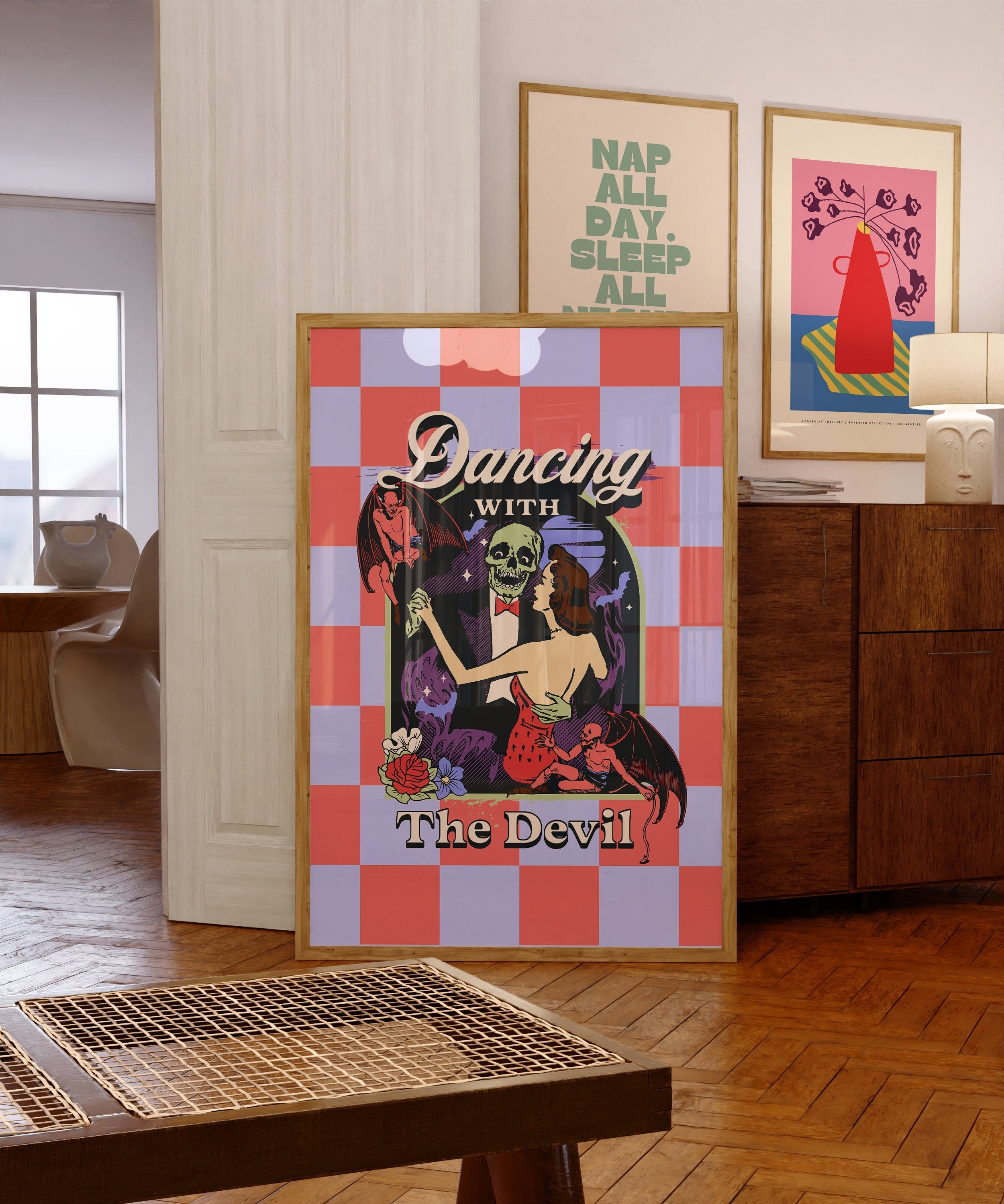 Dancing with the Devil Digital Art Print