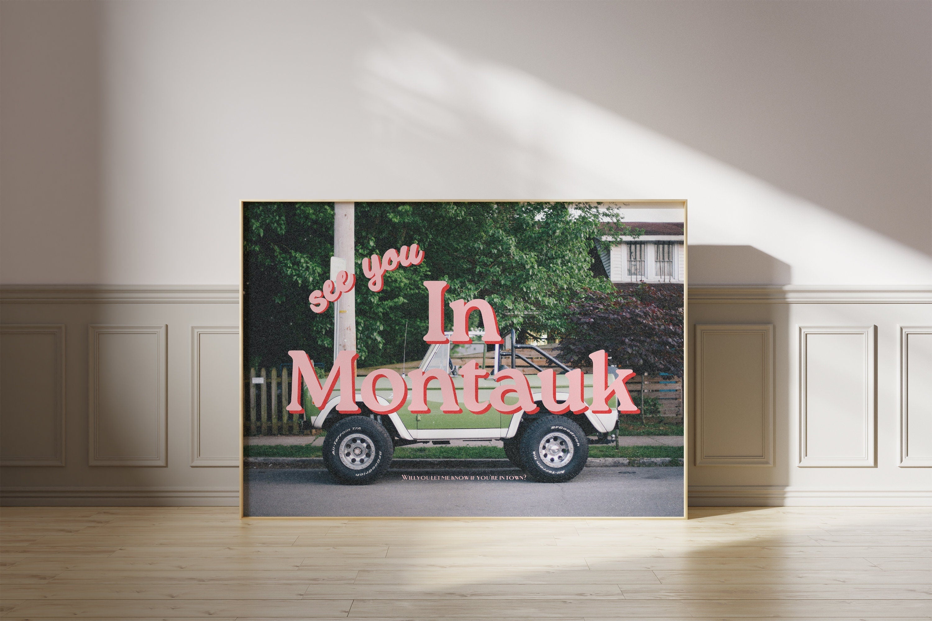 Montauk print, hamptons posters, hamptons art prints, montauk poster, new york poster, long island art, gs print shoppe, montauk art