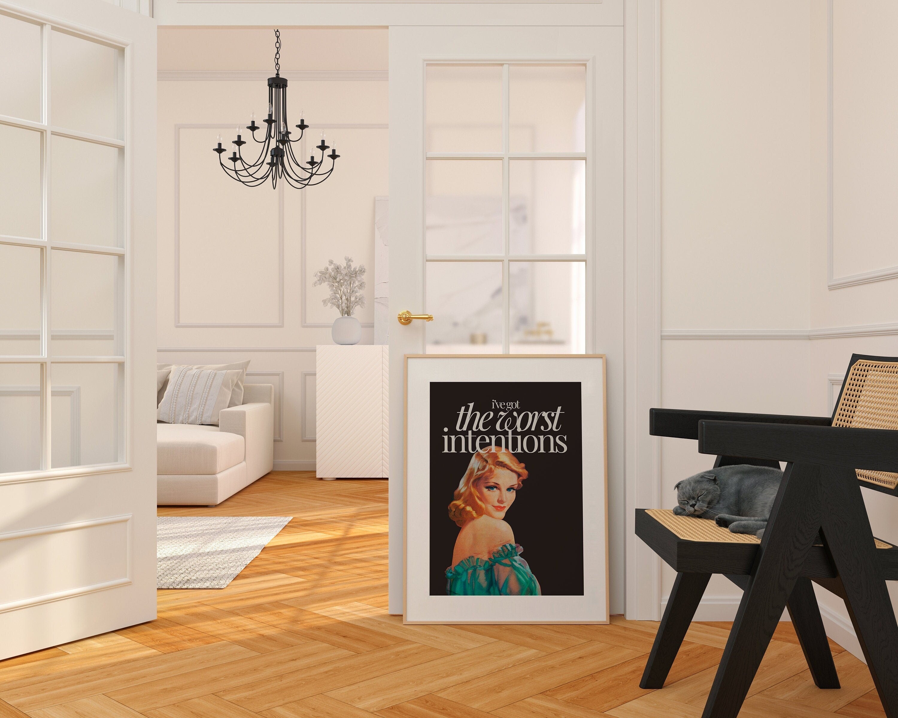 The Worst Intentions Pulp Digital Art Print