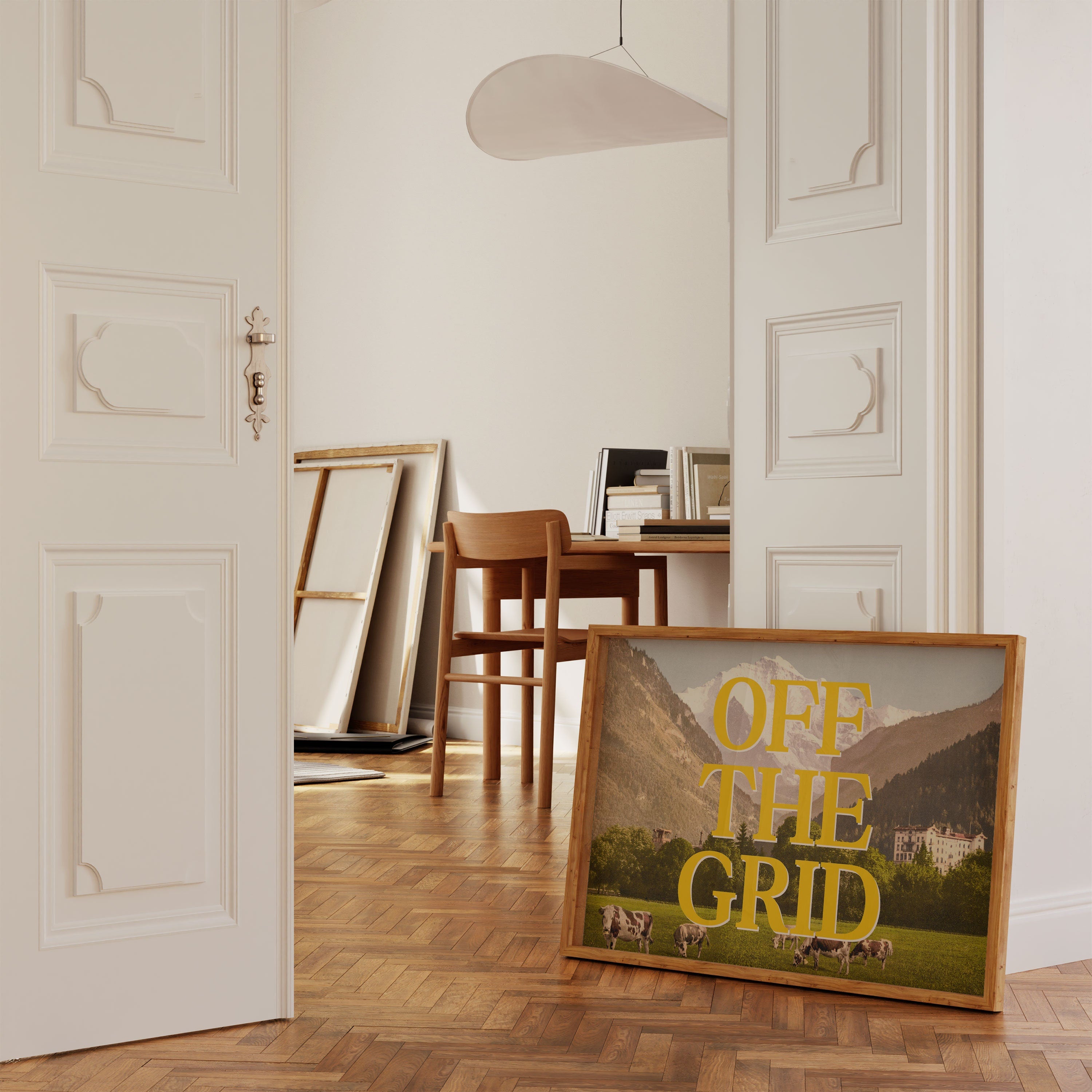 Off the Grid Digital Art Print